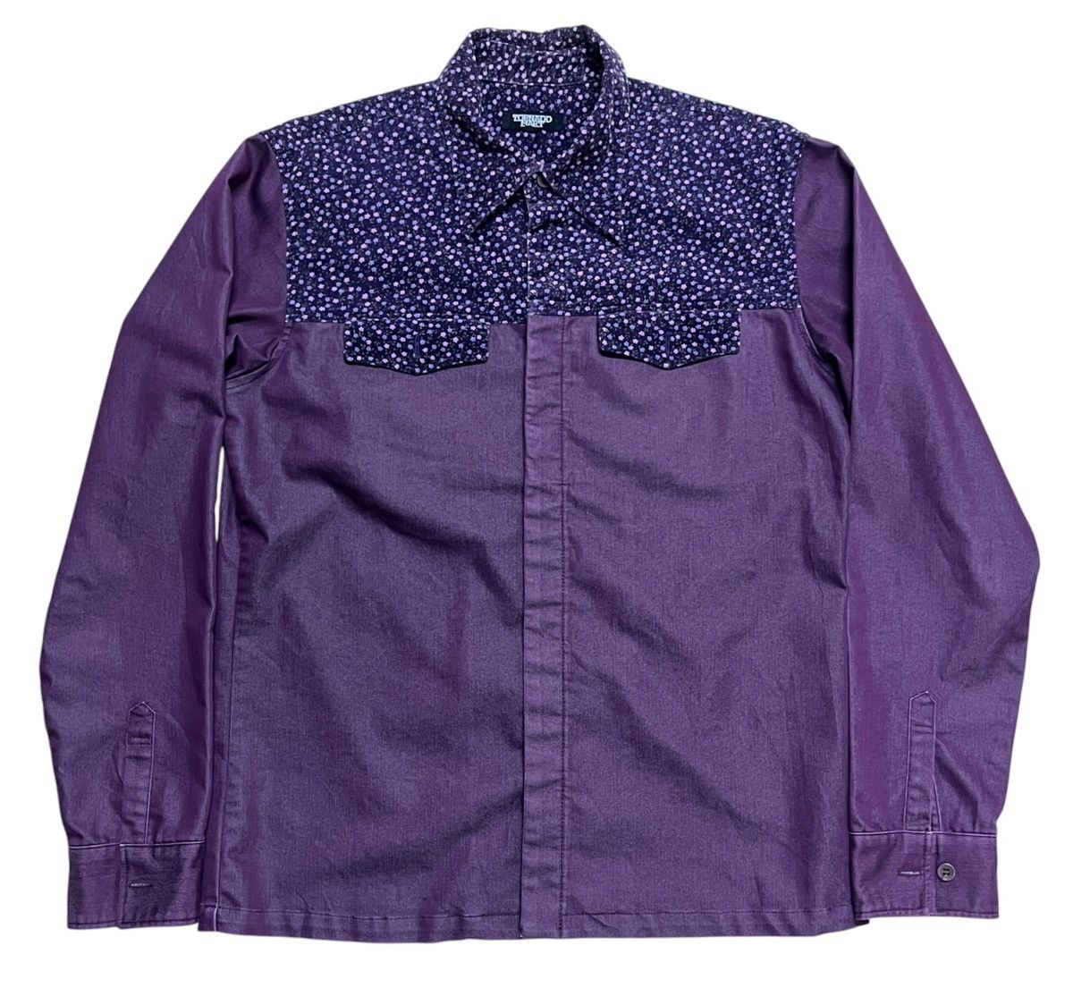 If Six Was Nine × PPFM × Tornado Mart Tornado Mart Half Floral Button Up Shirt Size US M / EU 48-50 / 2 - 1 Thumbnail