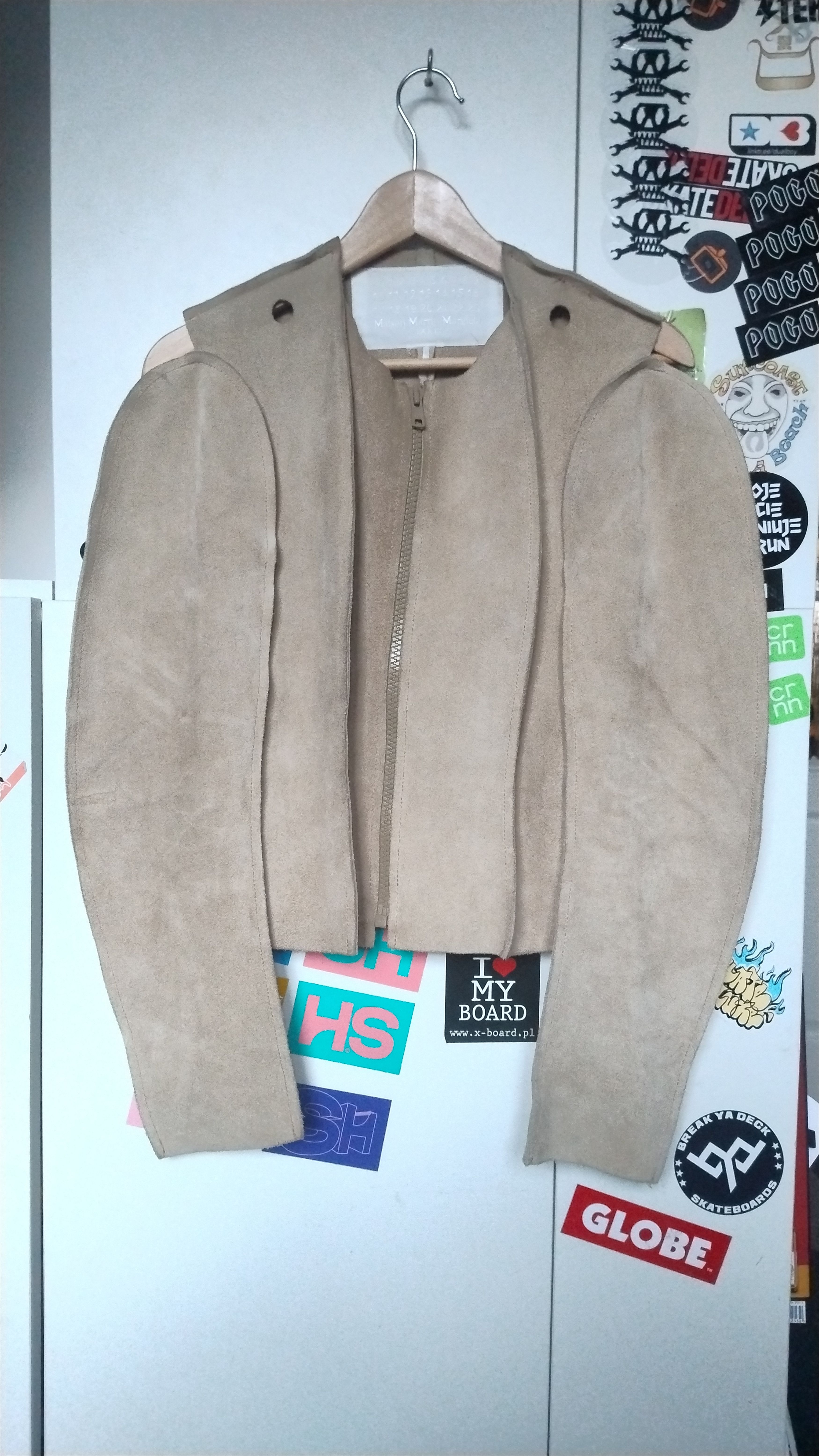 Maison Margiela x H&M Beige Suede mannequin Leather jacket