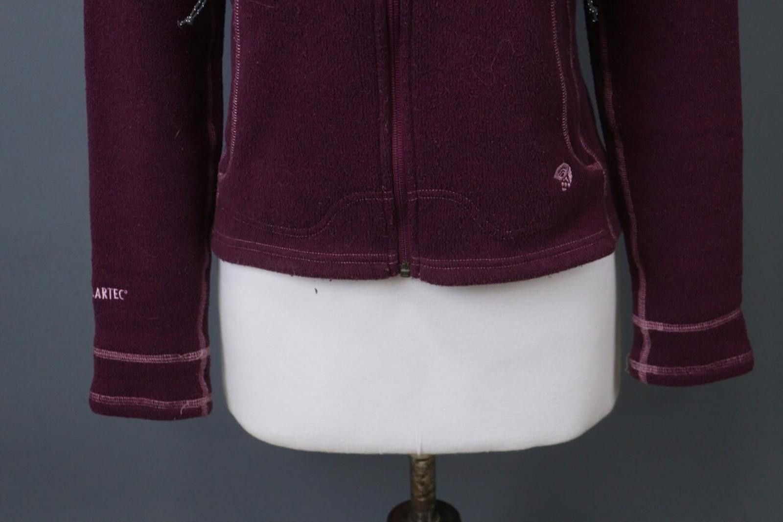Mountain Hardwear Mountain Hardwear Burgundy Fleece Full Zip Jacket Size M Size M / US 6-8 / IT 42-44 - 3 Thumbnail