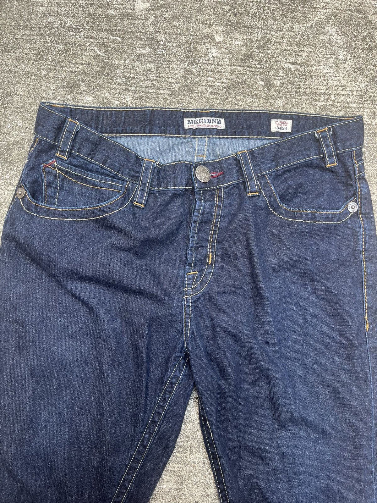 MEK × Mek Denim Vintage Y2K Flared Jeans Mek Denim Size US 34 / EU 50 - 3 Thumbnail