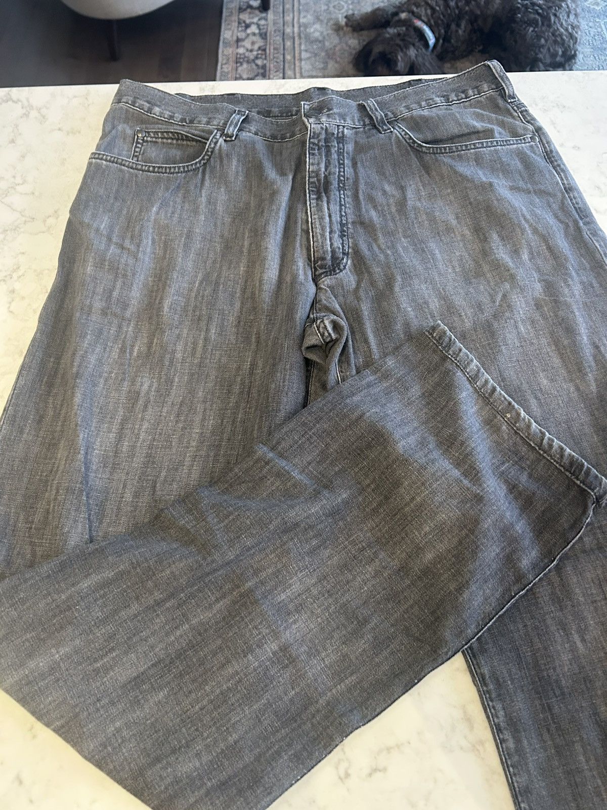 Z Zegna Zegna grey denim Size US 34 / EU 50 - 1 Thumbnail