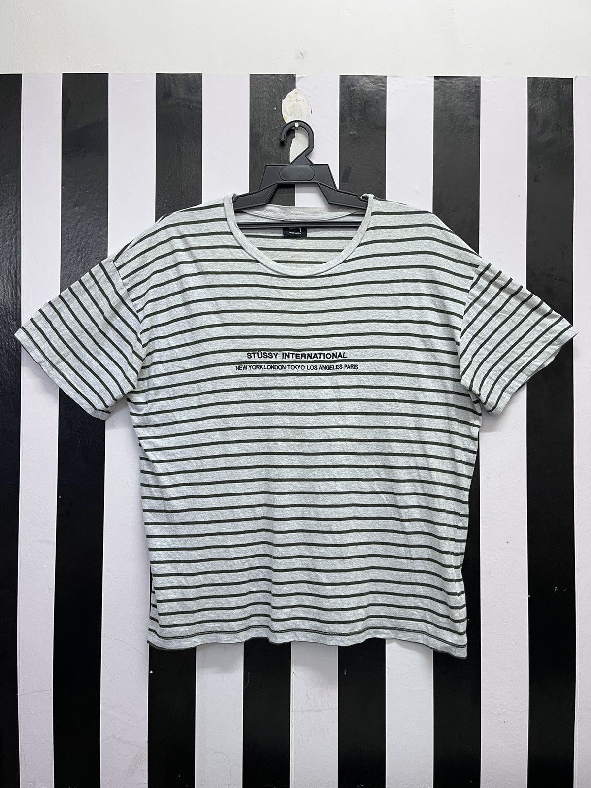 Stussy Stussy Striped T-Shirt Size US L / EU 52-54 / 3 - 1 Thumbnail