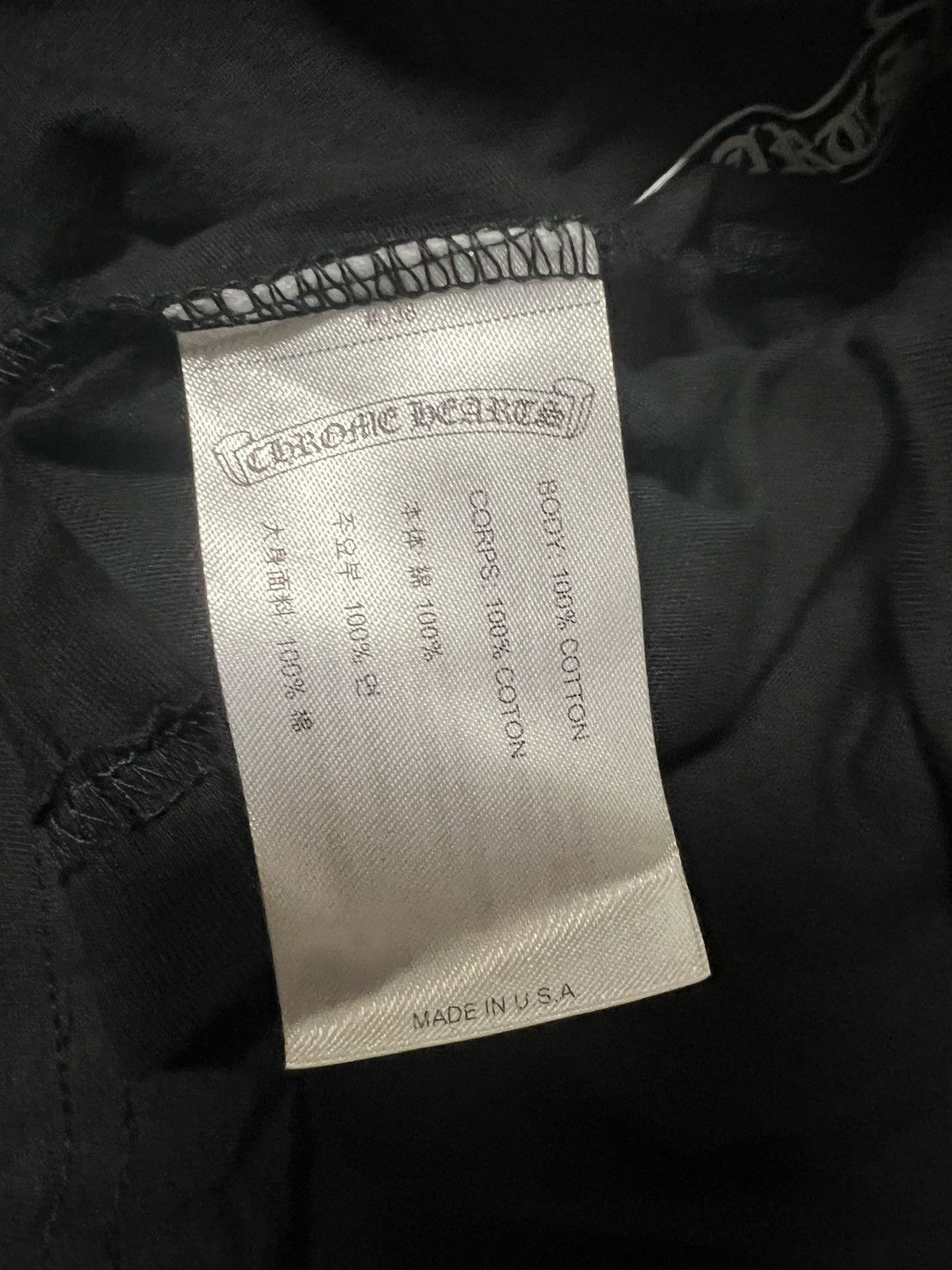 Chrome Hearts Chrome Hearts SHORT SLEEVE POCKET CREW T SHIRT Size Large Size US L / EU 52-54 / 3 - 8 Thumbnail