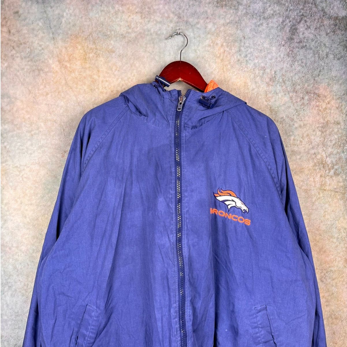 NFL × Pro Player × Vintage VTG 90s NFL Denver Broncos Jacket Mens Sz XXL Blue Size US XXL / EU 58 / 5 - 3 Thumbnail