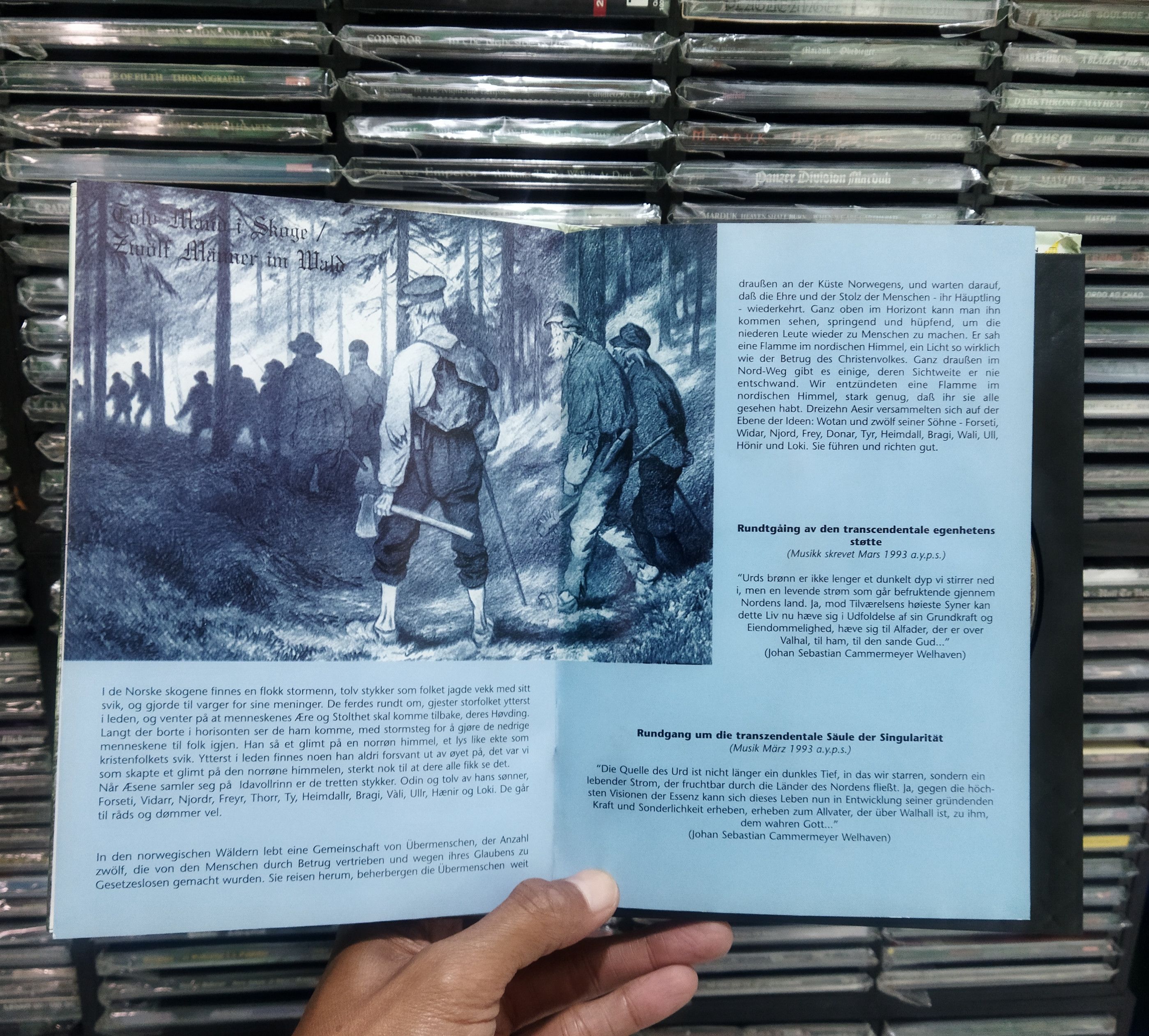 Vintage Sick Rare 🔥 BURZUM - filosofem - limited A5 digibook Size ONE SIZE - 9 Thumbnail