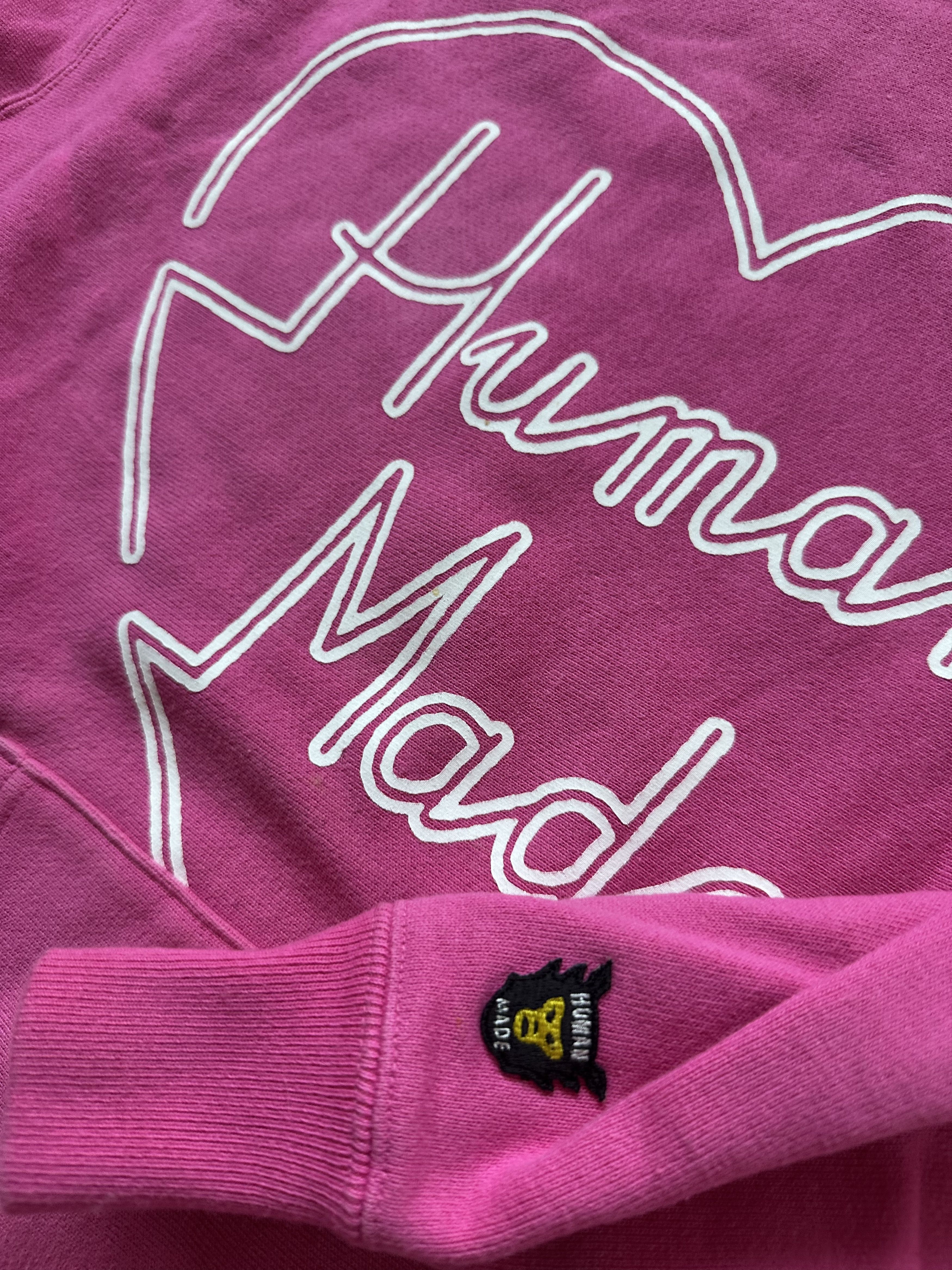 Human Made Human Made Heart Graphic Fleece Hood - Pink Size US L / EU 52-54 / 3 - 2 Thumbnail