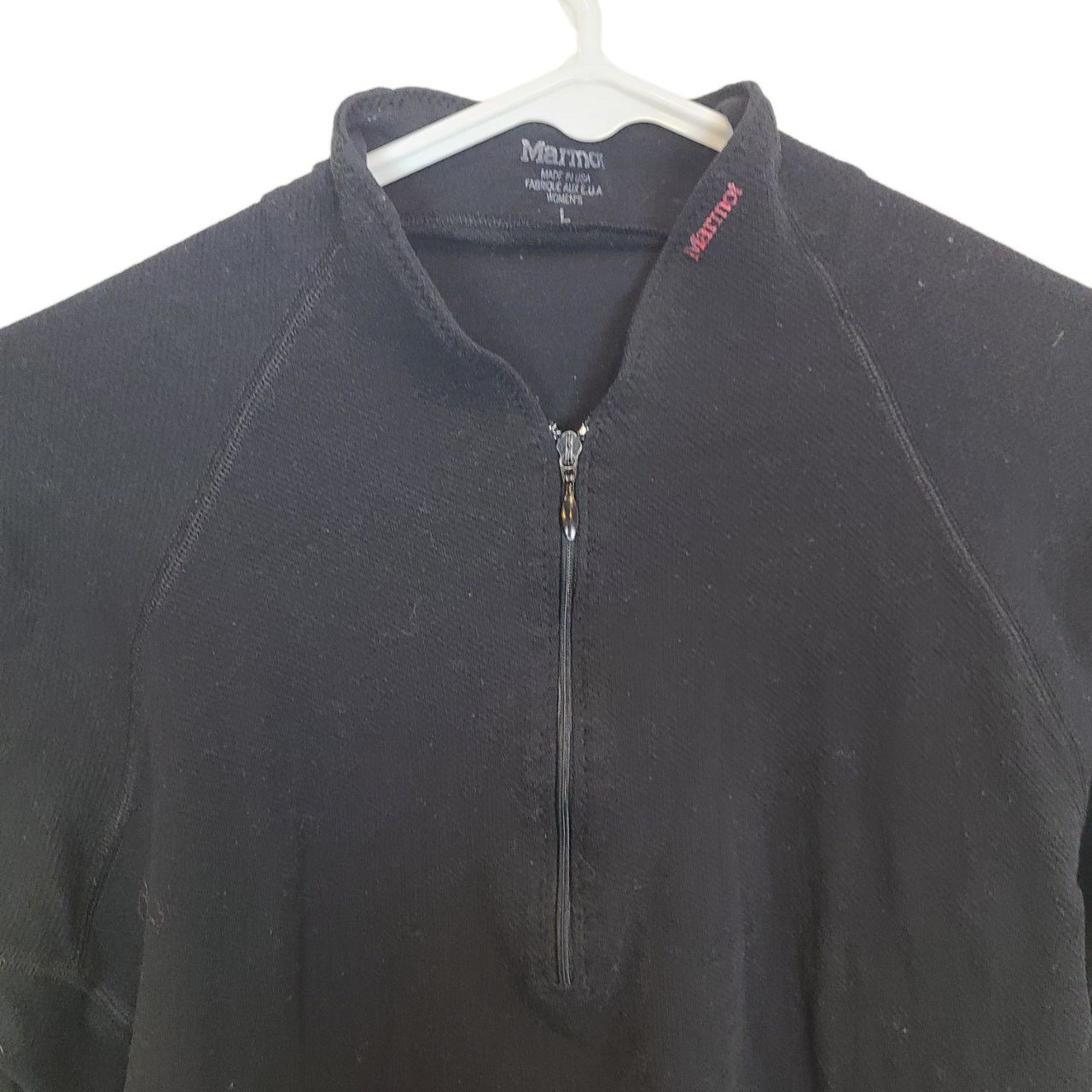 Marmot Marmot Womens 1/4 Zip Base Layer Shirt L Minimalist Layering Size L / US 10 / IT 46 - 2 Thumbnail