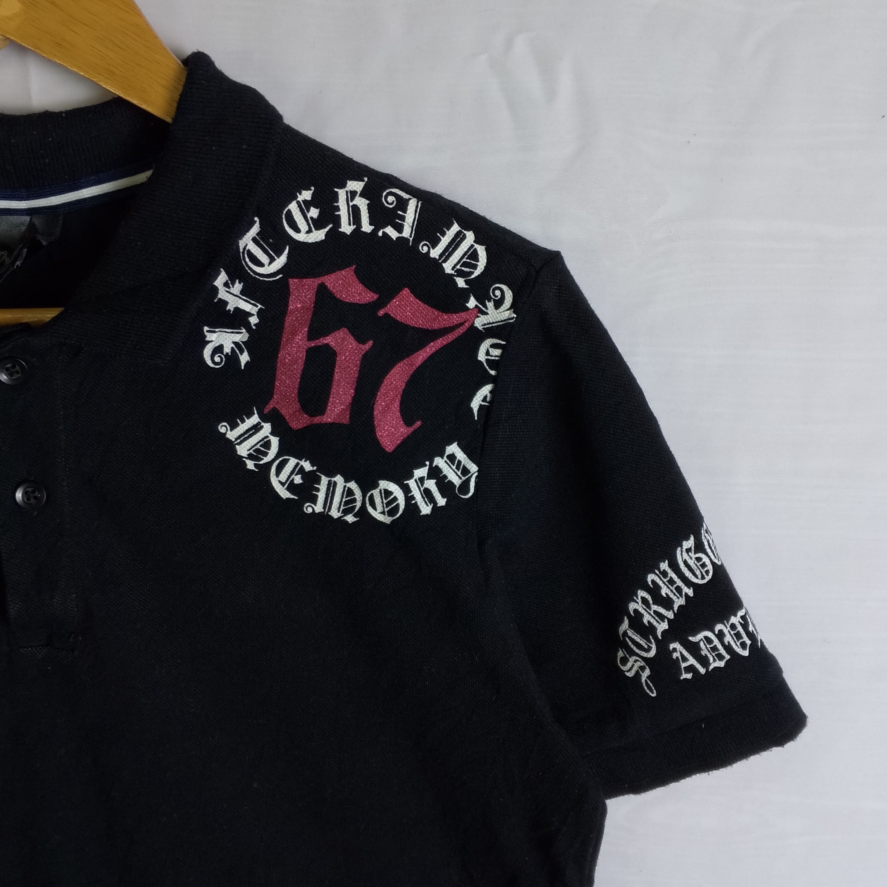 If Six Was Nine G-Dept Tribal Poem Cross Polo Lgb Punk Style Size US S / EU 44-46 / 1 - 8 Thumbnail
