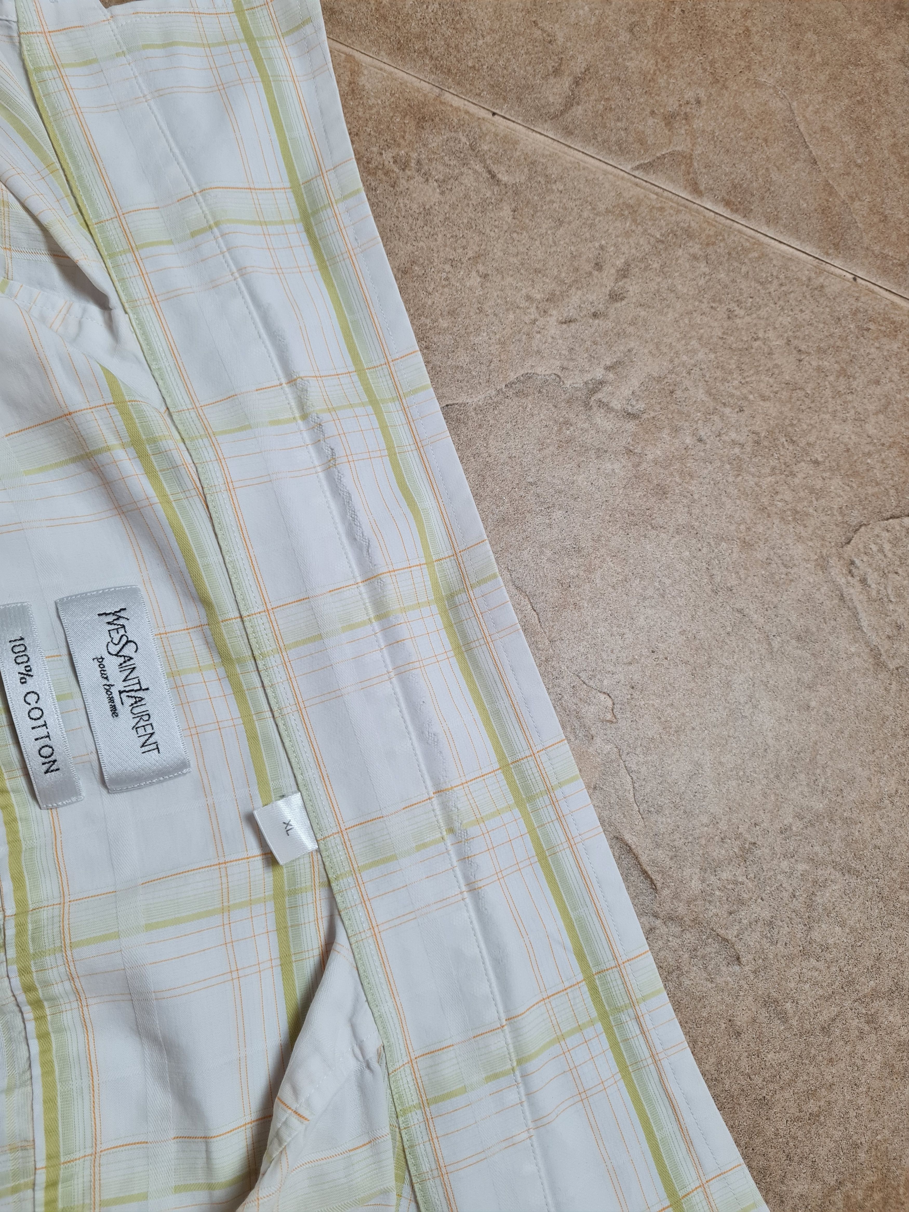 Yves Saint Laurent 90s Yves Saint Laurent YSL Shirt Rare Retro Hype Cheimse Size US XL / EU 56 / 4 - 18 Thumbnail
