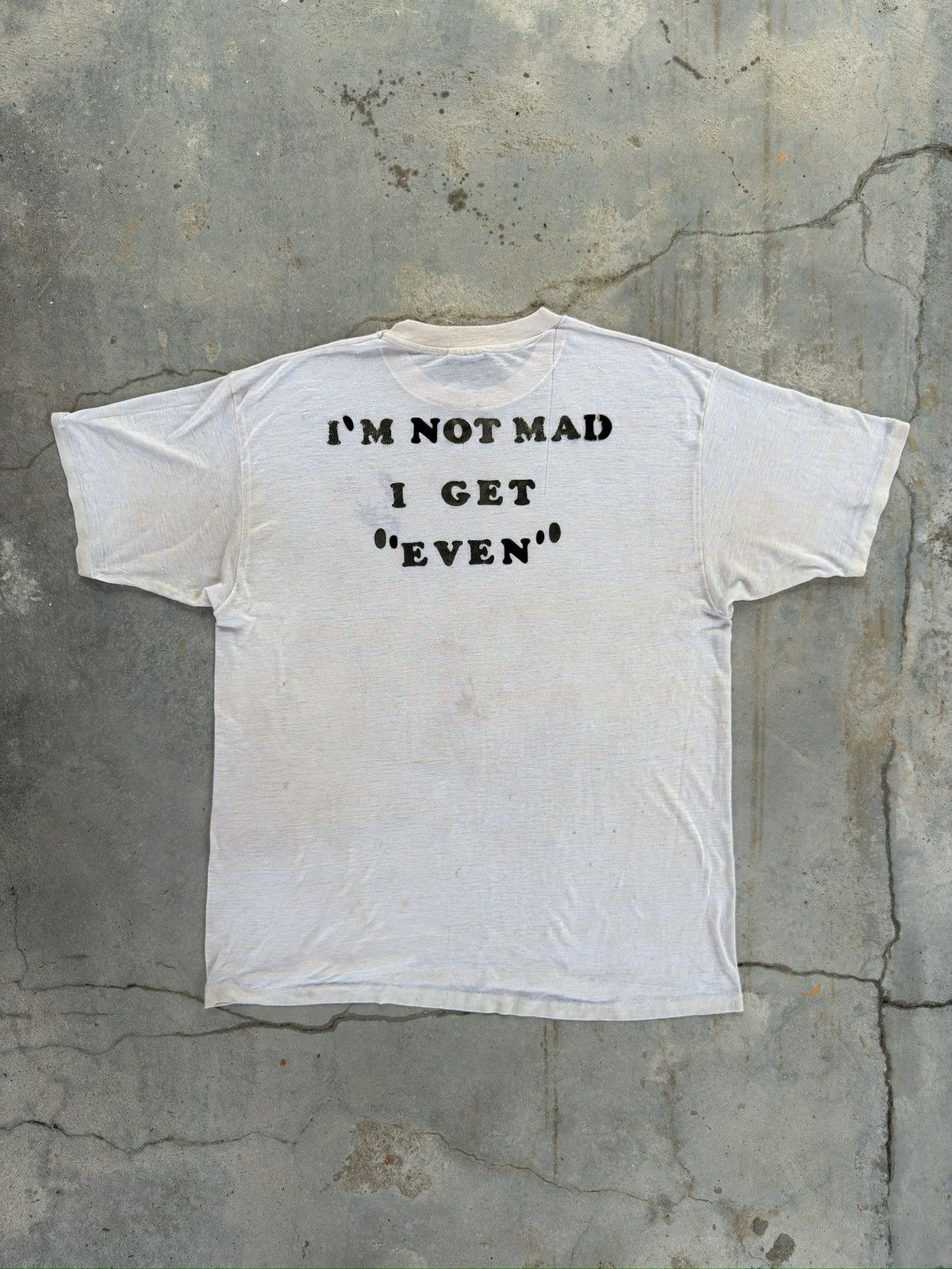 Vintage Vintage 1980s Wording Tee True Vintage Thrashed Size US M / EU 48-50 / 2 - 1 Thumbnail