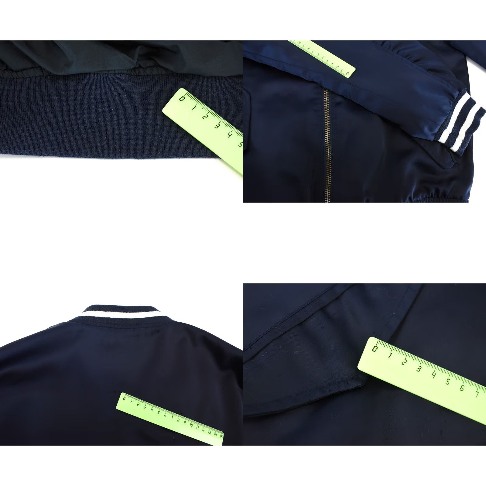 Lee LEE Jacket Mens SMALL Bomber Striped Ribbed Hems Pockets High-Neck Clothing Jacket Size US S / EU 44-46 / 1 - 10 Thumbnail