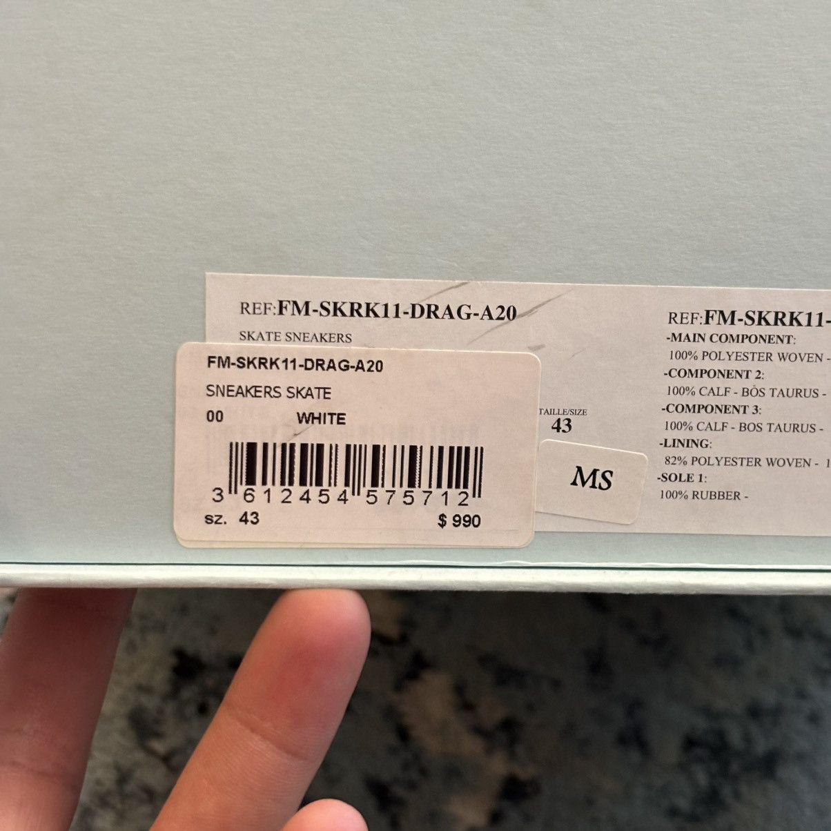 Lanvin Lanvin Curb Sneakers Size 43 (10US) Worn lightly Og All Size US 10 / EU 43 - 8 Thumbnail