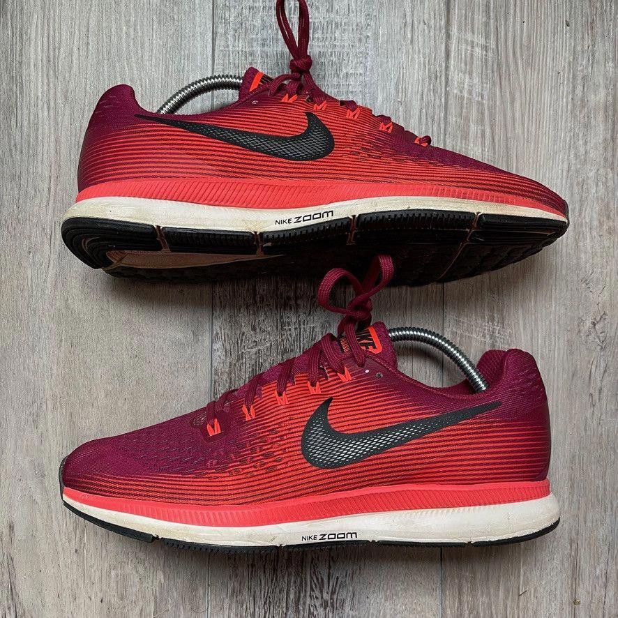 Nike NIKE • Zoom Pegasus 34 "Red" (9M) Size US 9 / EU 42 - 3 Thumbnail