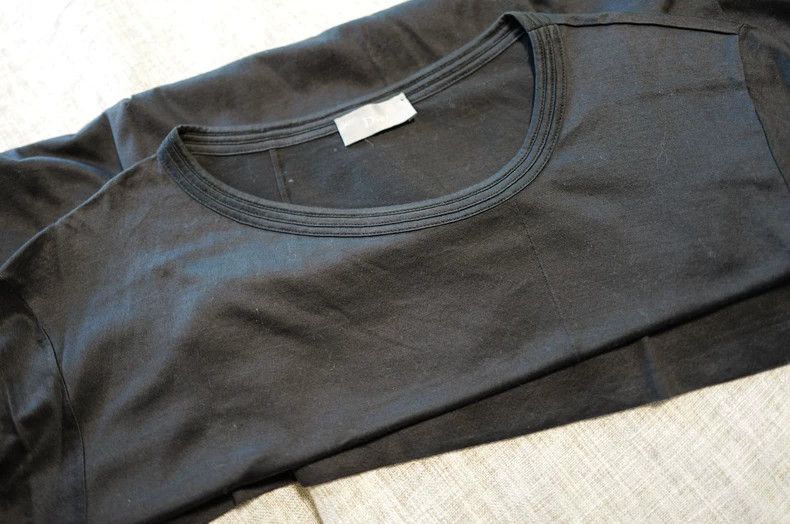 Dior Dior 02AW Black Combed Cotton Long-sleeved T-shirt Size US S / EU 44-46 / 1 - 3 Thumbnail