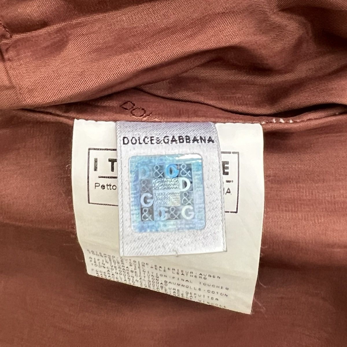 Dolce & Gabbana VINTAGE D&G Cut-off Suede Panel Leather Jacket Size US M / EU 48-50 / 2 - 7 Thumbnail