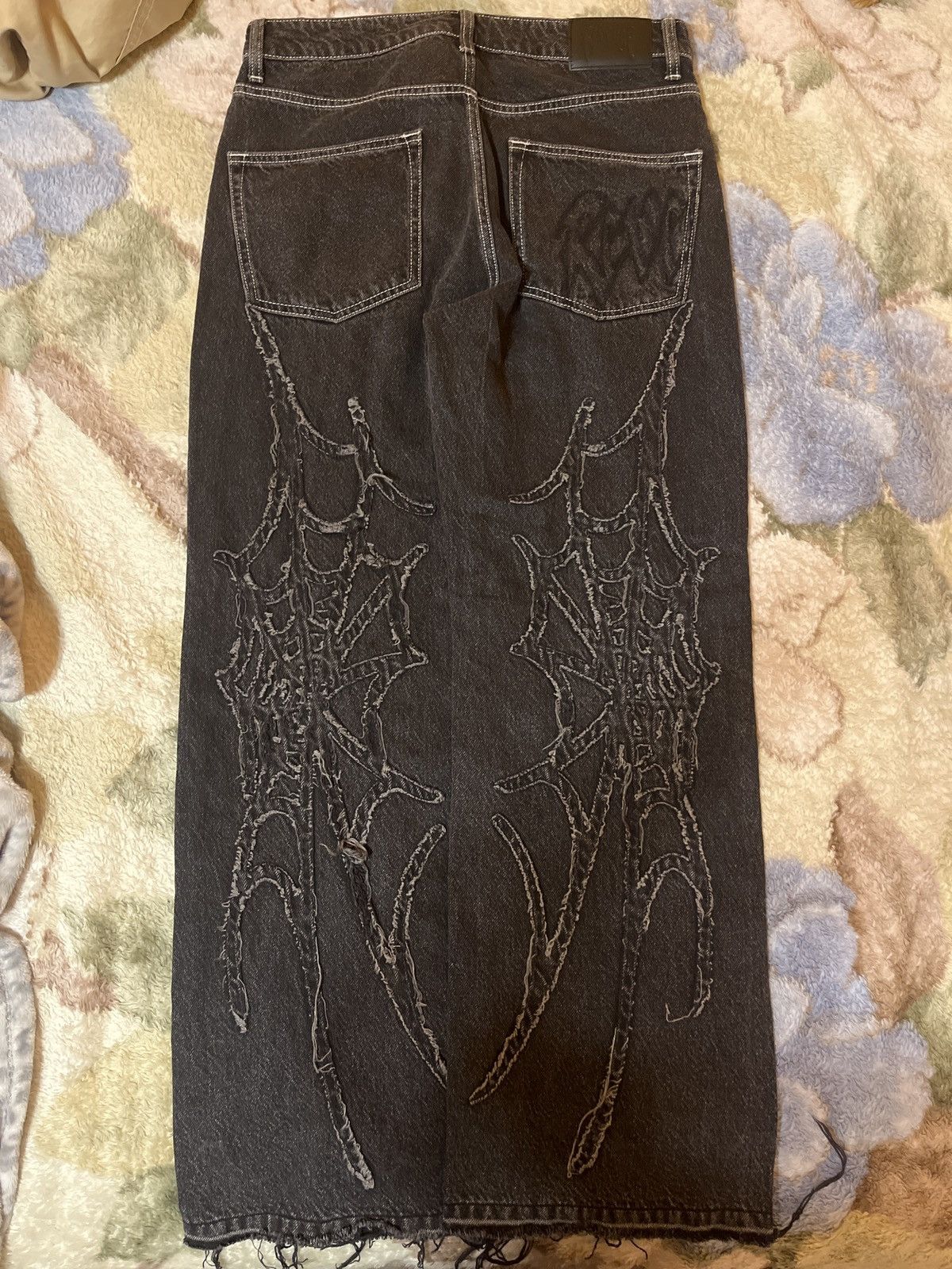 Revenge Revenge Web Patch Jeans Size US 30 / EU 46 - 2 Thumbnail