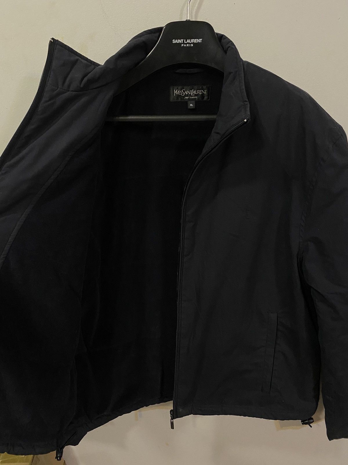 Yves Saint Laurent Very Warm YSL Jacket Soft YSL Bomber Size US XL / EU 56 / 4 - 10 Thumbnail