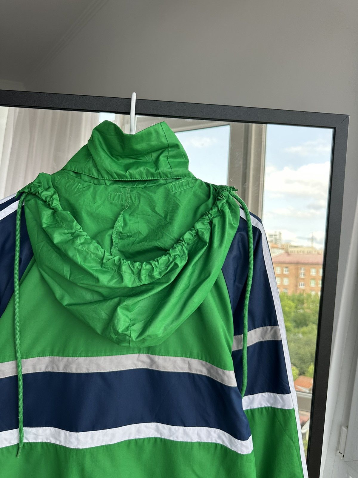 Adidas Vintage Adidas Firebird 00s Nylon Green Men's Jacket Sz S Size US S / EU 44-46 / 1 - 9 Thumbnail