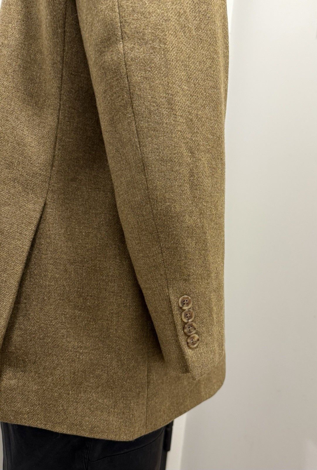 Loro Piana Mens Blazer Ing Loro Piana Cashmere Coarsehair Goat Wool Size 44L - 12 Thumbnail