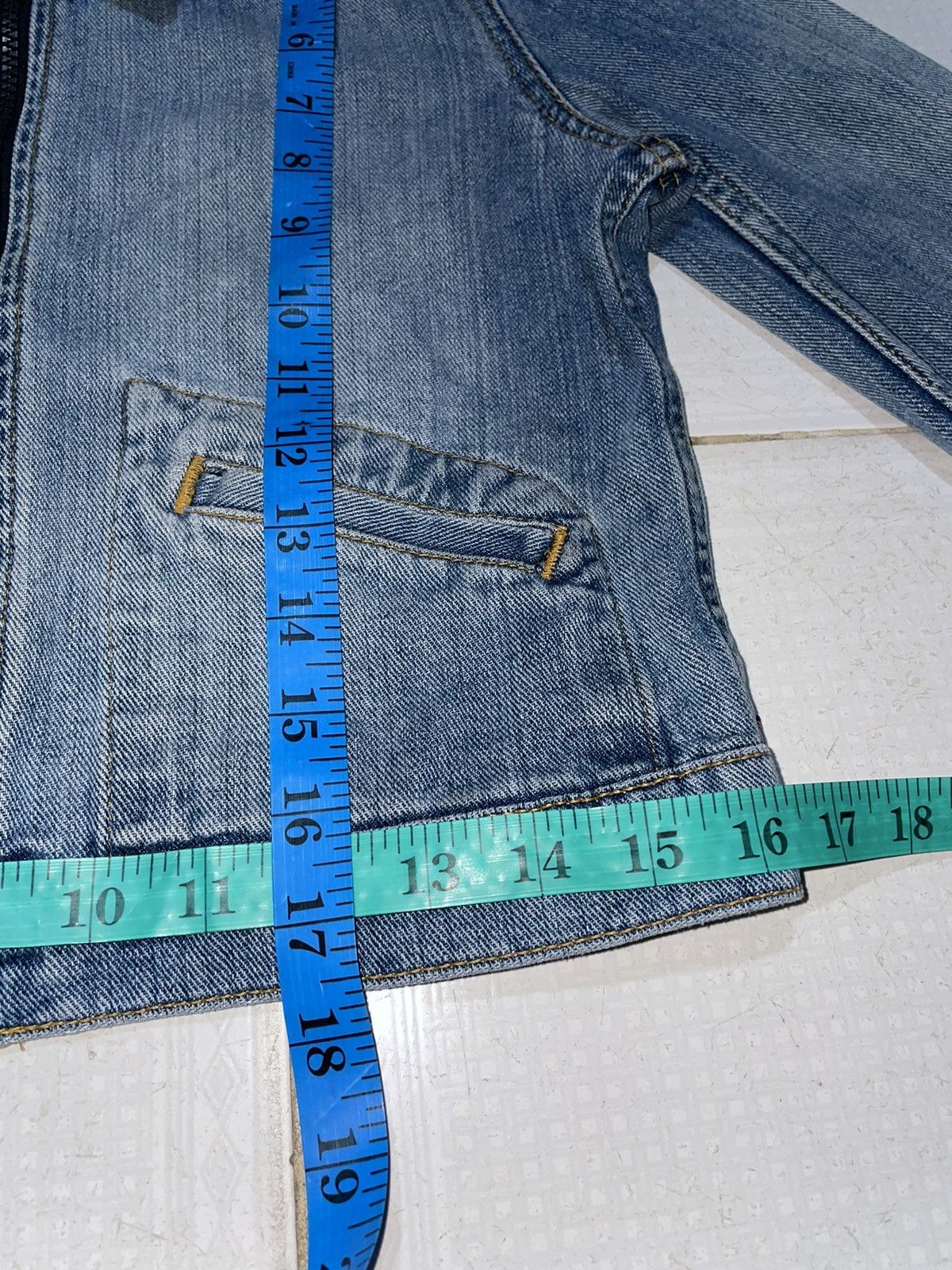 Polo Ralph Lauren × Ralph Lauren Polo Jeans Ralph Lauren Chunky Zipper Denim Jacket Size S / US 4 / IT 40 - 10 Thumbnail