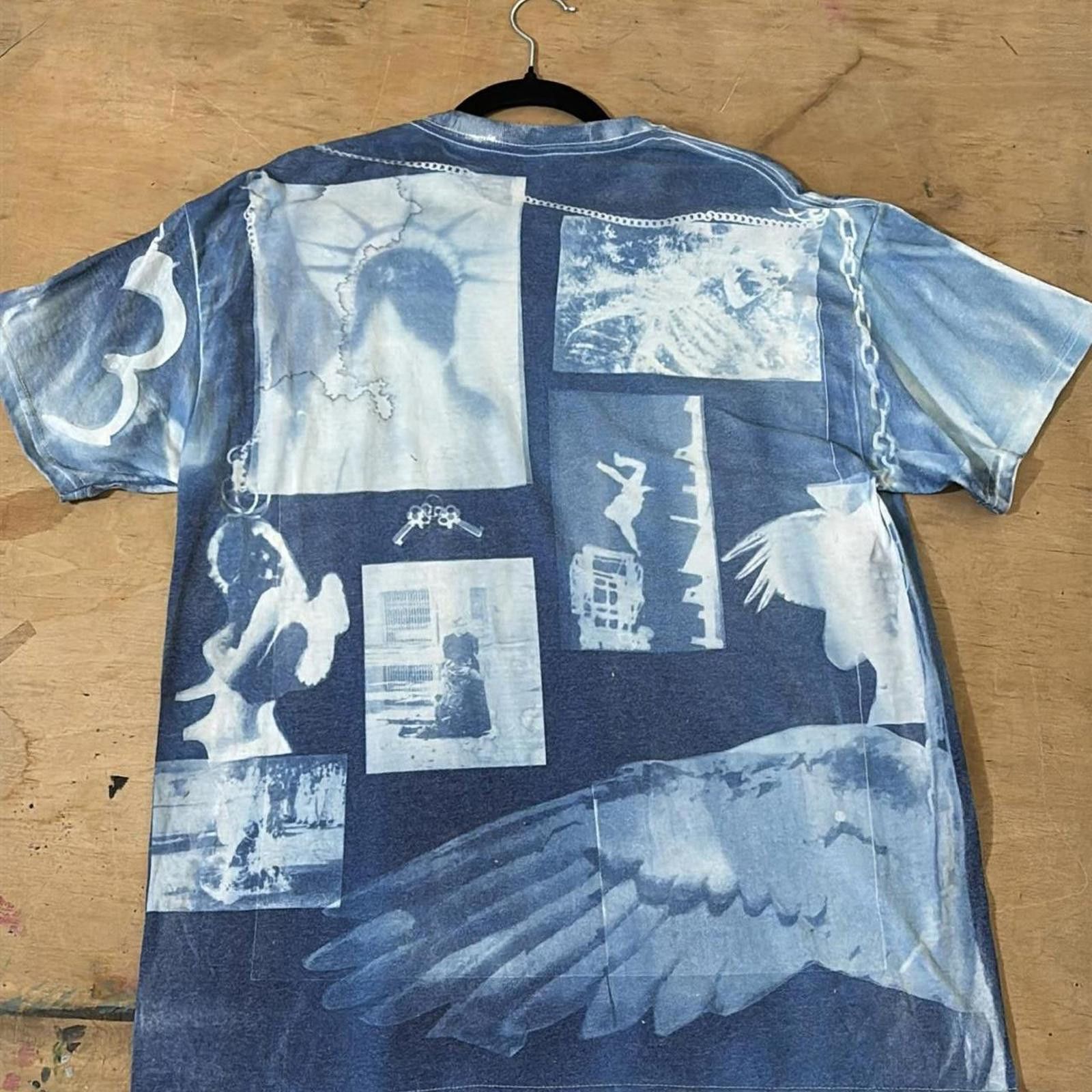 Other dontshoot.usa Blue cyanotype collage Tee Size M / US 6-8 / IT 42-44 - 2 Thumbnail