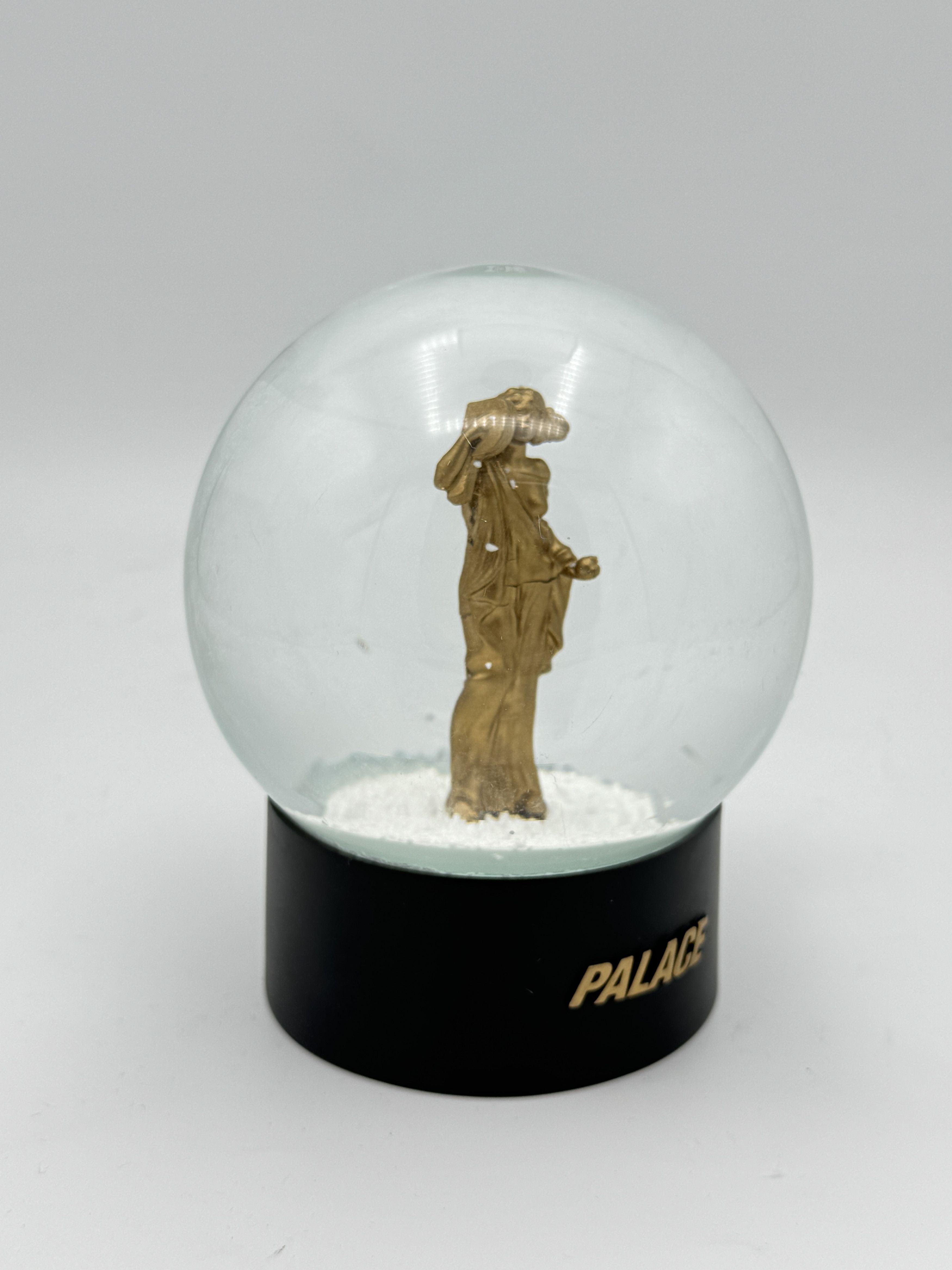 Pre-owned Palace P Statue Snow Globe In Black