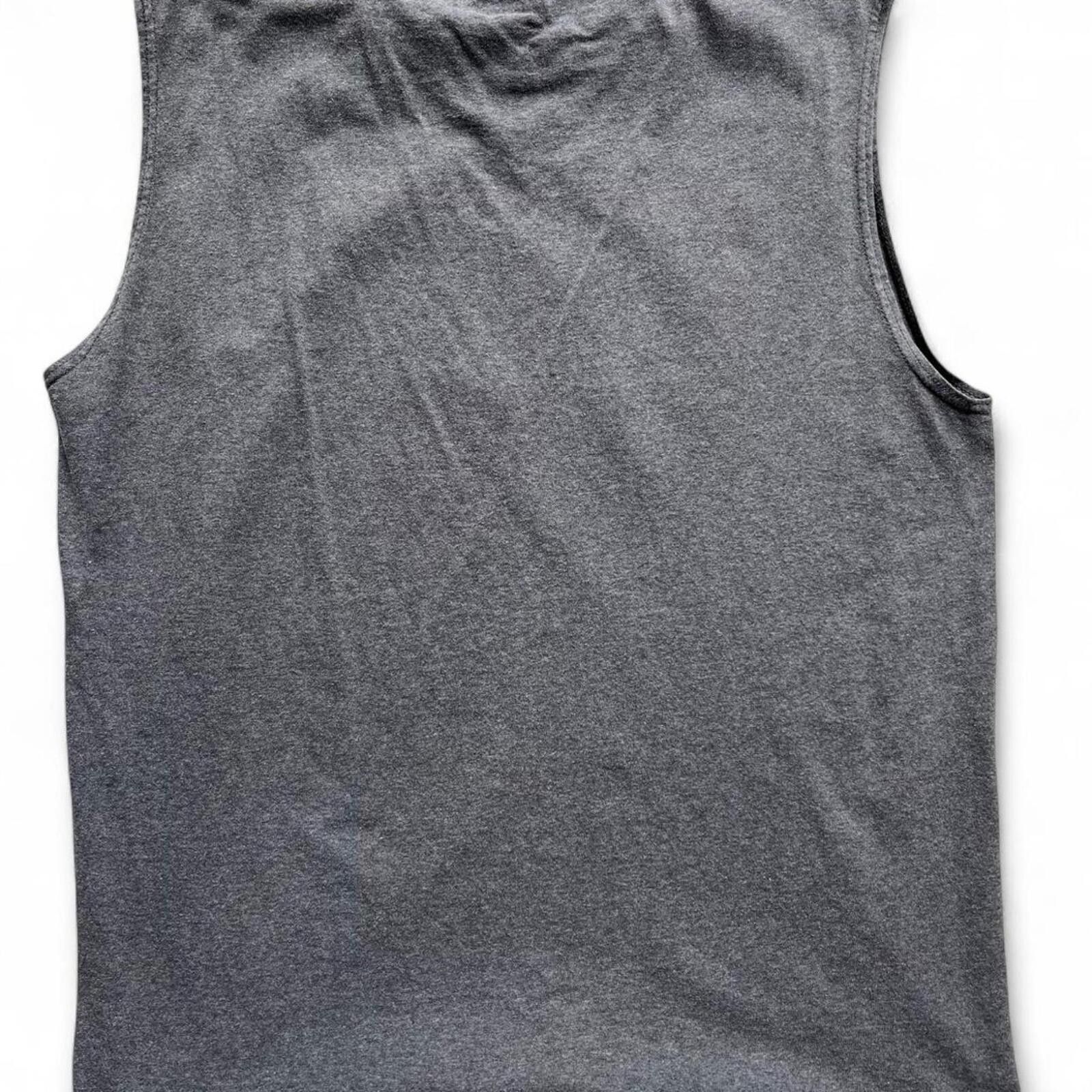 Adidas Adidas Grey Sleeveless Tank Top Size Large Size US L / EU 52-54 / 3 - 3 Thumbnail