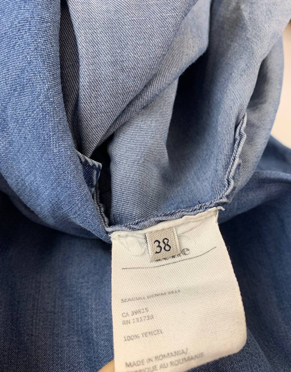 Acne Studios Acne vintage midi dress blue cotton 38 Size XS / US 0-2 / IT 36-38 - 9 Thumbnail