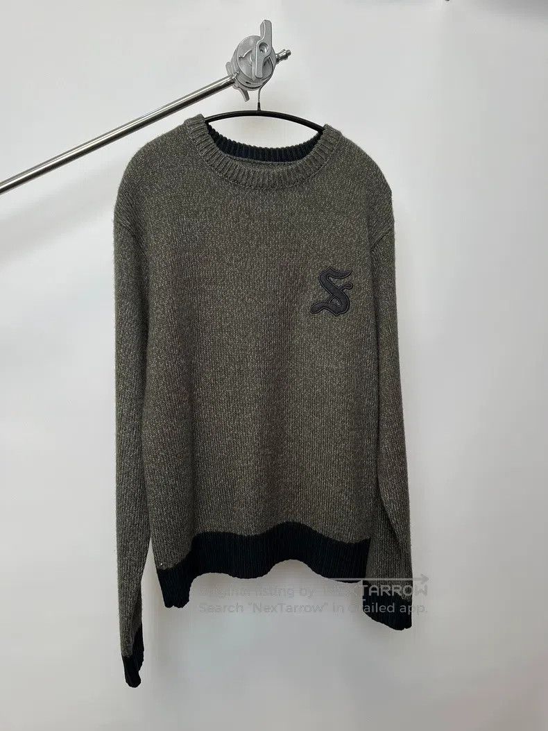 Stussy Stussy Variegated wool blend embroidery sweater Size US M / EU 48-50 / 2 - 2 Thumbnail