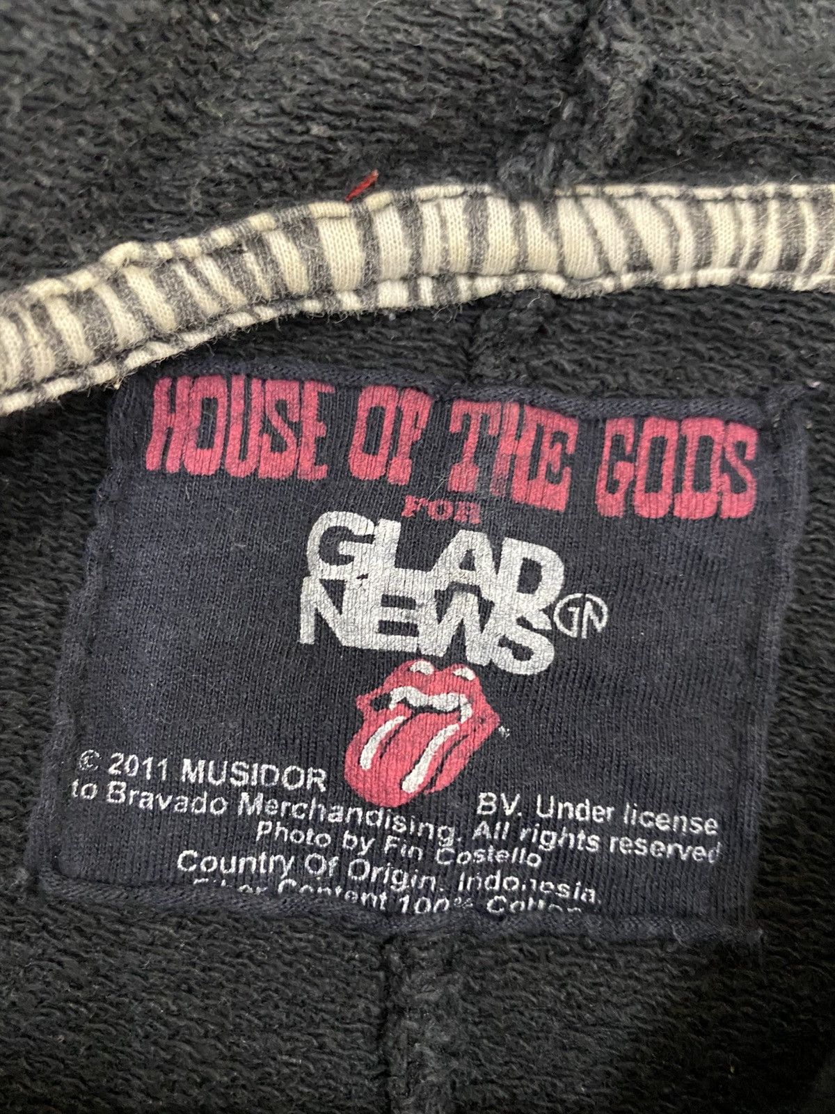 House Of The Gods House of the Gods x Glad News Rolling Stones Tongue Hoodie Size US S / EU 44-46 / 1 - 8 Thumbnail