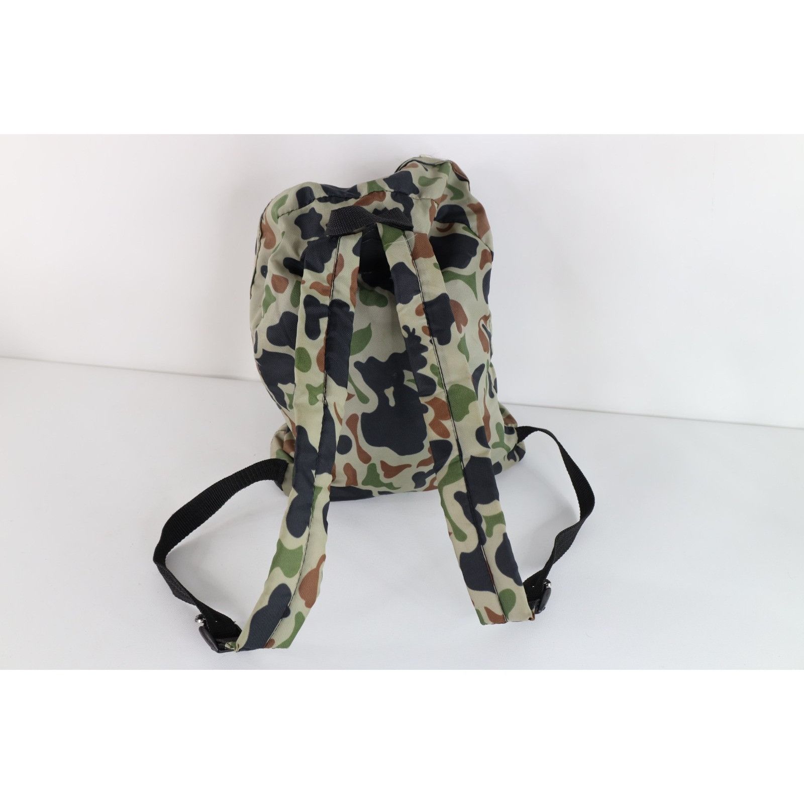 Vintage Vintage 80s 90s Streetwear Distressed Camouflage Backpack Size ONE SIZE - 8 Thumbnail