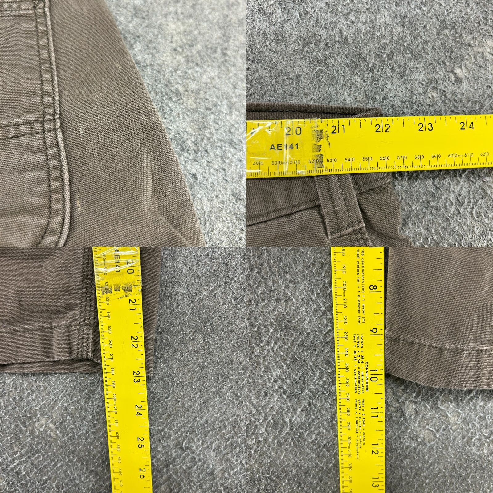 Carhartt Carhartt Shorts Mens 42 Brown Cargo Relaxed Canvas Stretch Workwear Casual 5-Pocket Inseam 10in Carhartt Logo Pockets Cotton Cotton Brown USA 90s? Size US 42 / EU 58 - 8 Thumbnail