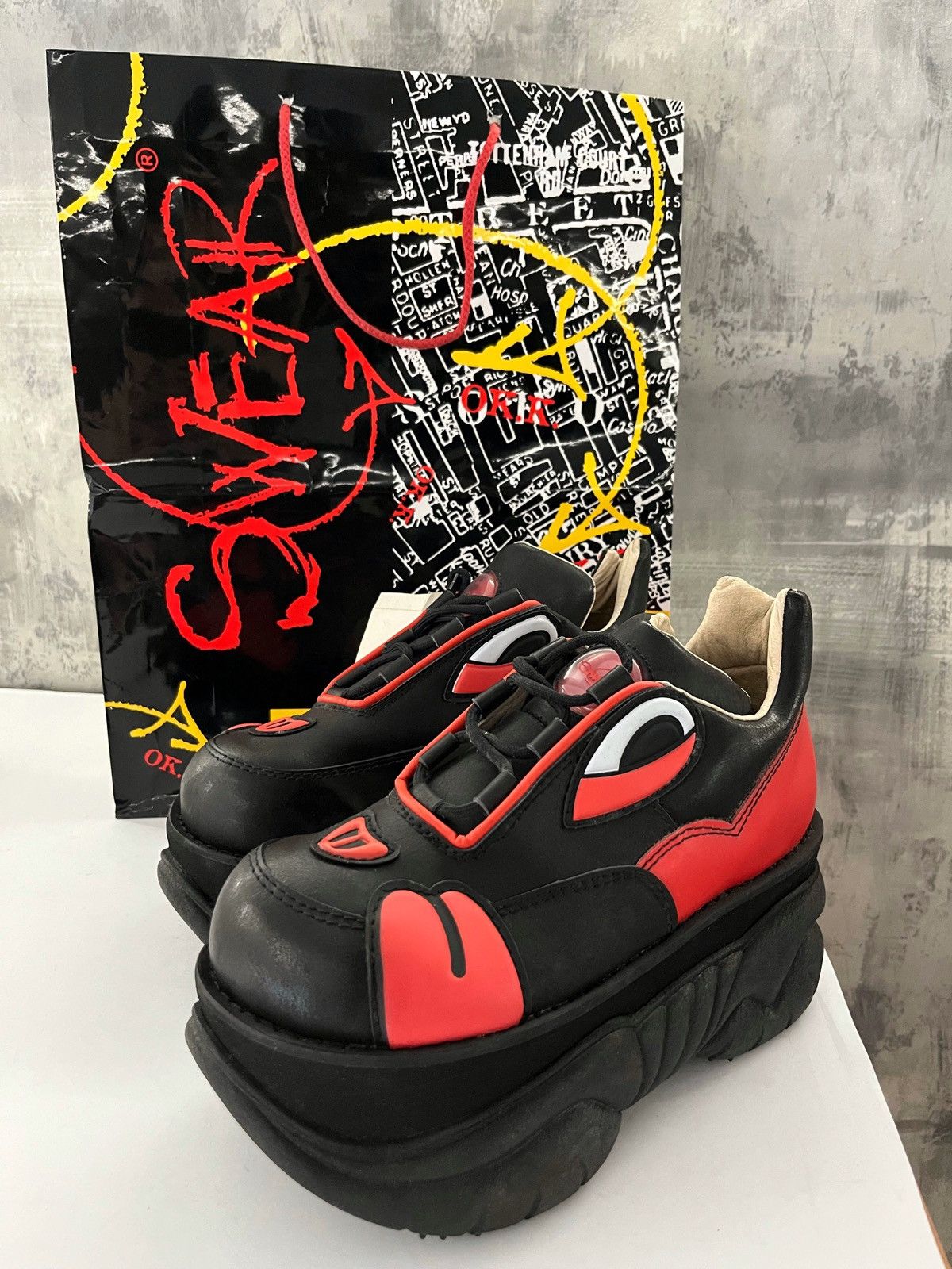 SWEAR London Swear alternative tribe mad dogs black Size US 9 / EU 42 - 9 Thumbnail