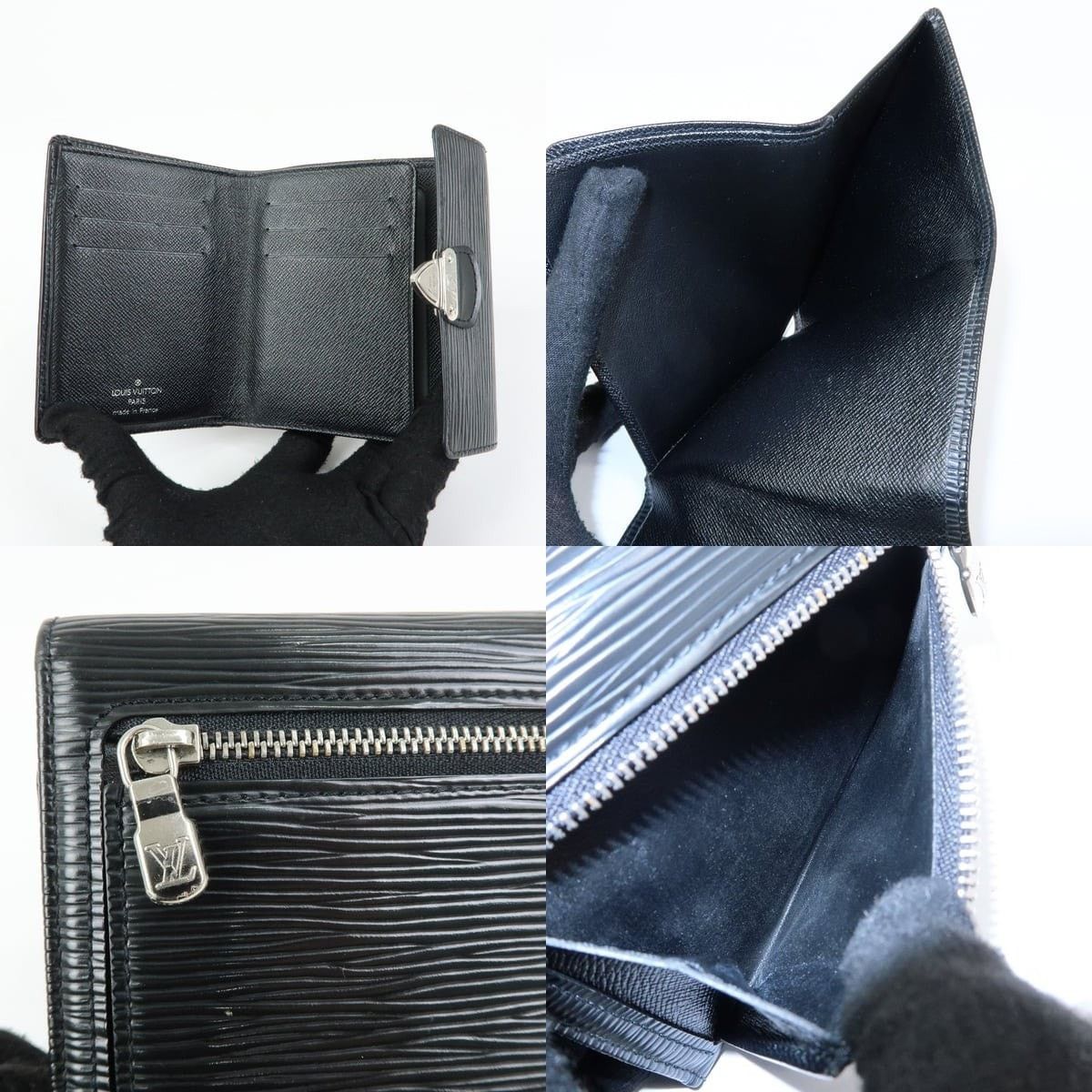 Louis Vuitton Louis Vuitton Epi Portefeuille Koala Compact Wallet Black Size ONE SIZE - 6 Thumbnail