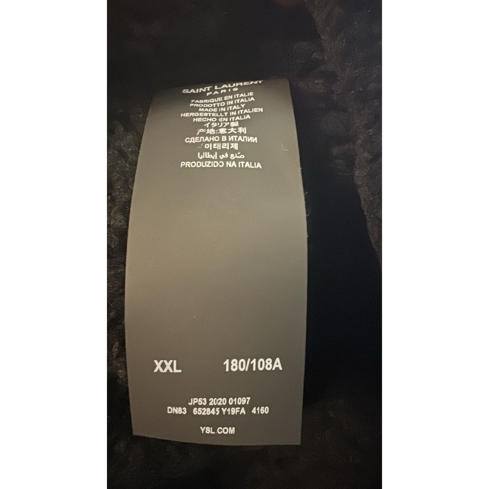 Saint Laurent Paris o1rshd1 Shearling Denim Jacket in Light Blue Size US XXL / EU 58 / 5 - 21 Thumbnail