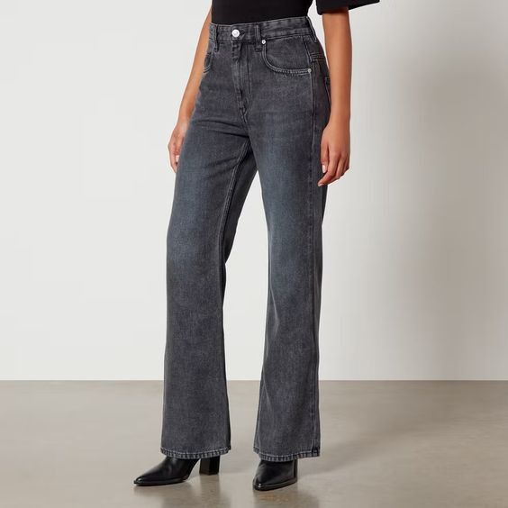 Isabel Marant Etoile Isabel Marant Étoile Belvira Wide Leg Denim Jeans Size 30" / US 8 / IT 44 - 2 Thumbnail