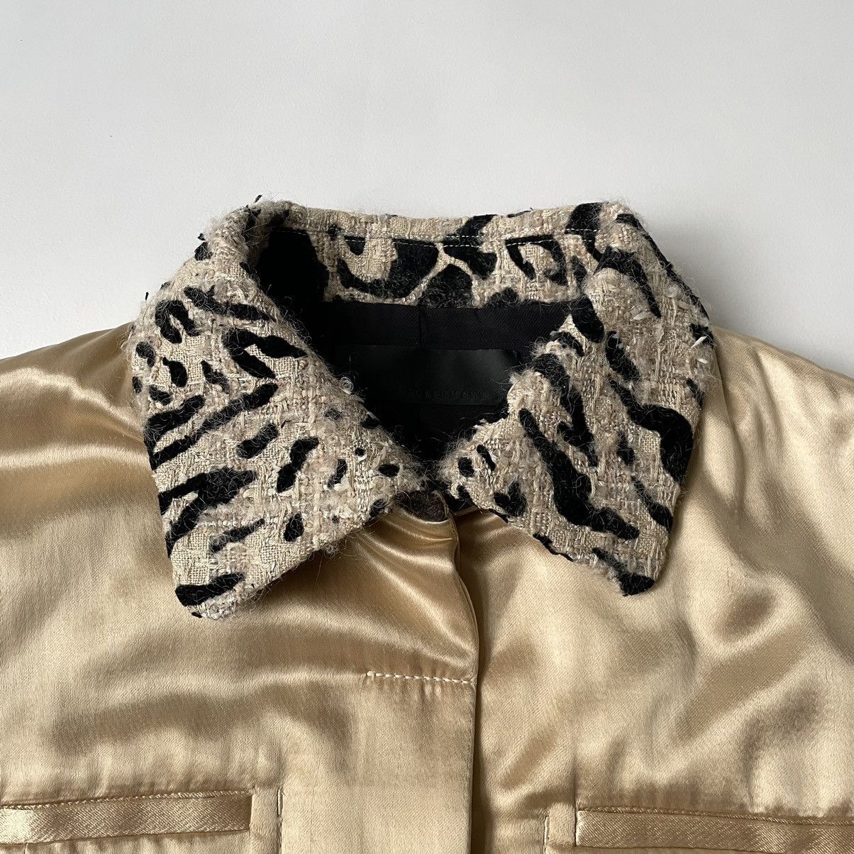 Haider Ackermann Satin Panelled Utility Jacket Size S / US 4 / IT 40 - 3 Thumbnail