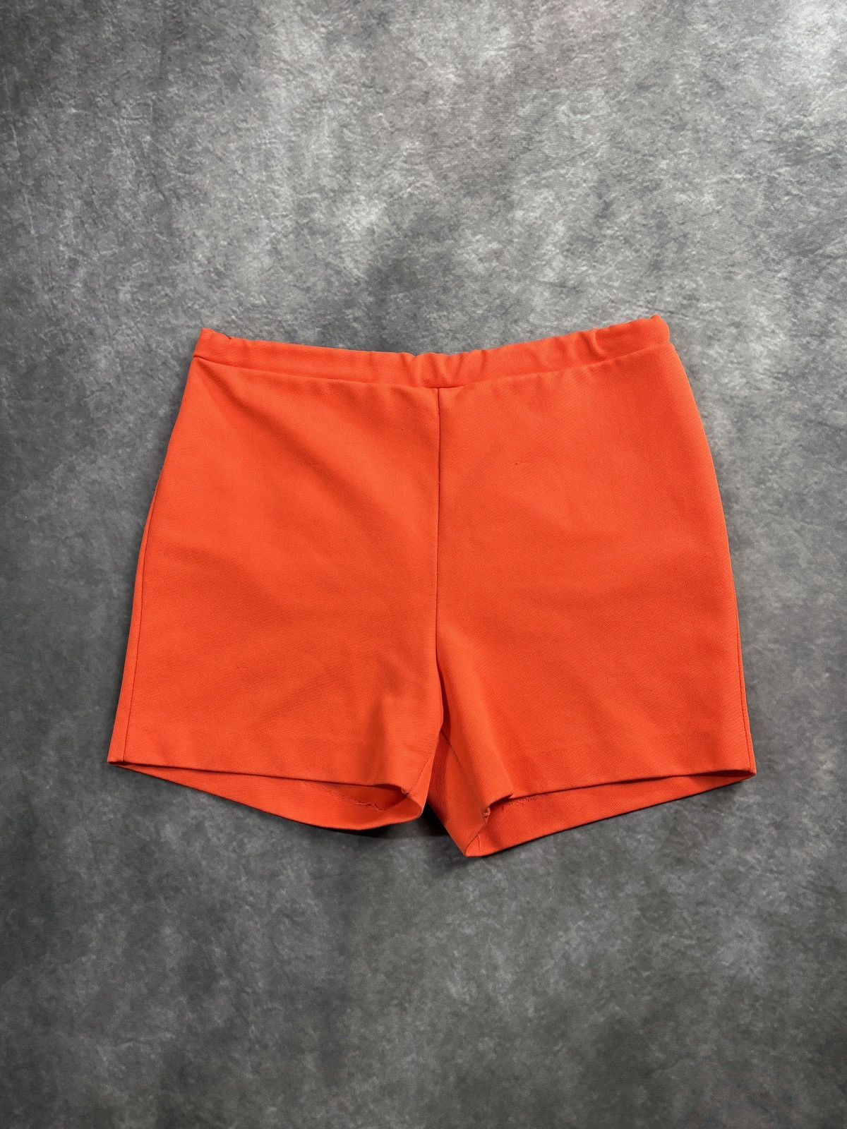 Vintage 1970s Polyester Shorts Vintage TanJay Canada Booty Shorts Size 34" / US 12 / IT 48 - 1 Thumbnail