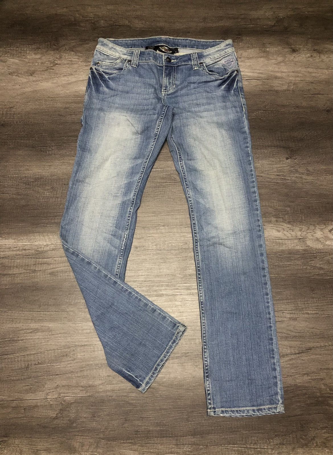 Harley Davidson × Vintage HARLEY DAVIDSON DENIM JEANS Size 32" / US 10 / IT 46 - 24 Thumbnail