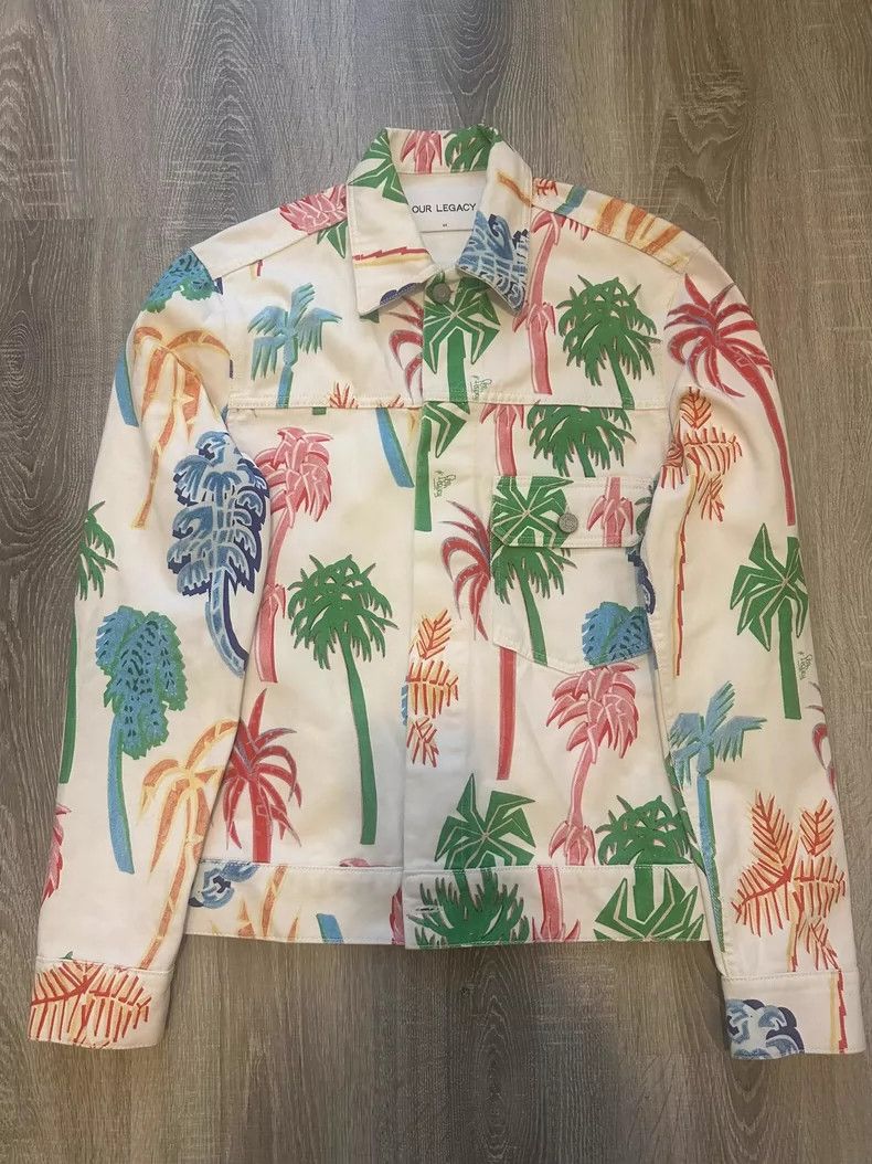 Our Legacy our legacyPalm Tree Denim Jacket 2505-Nextarrow Size US S / EU 44-46 / 1 - 2 Thumbnail
