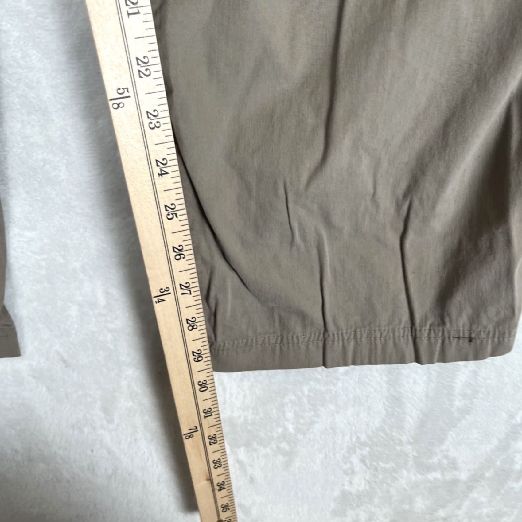 Vintage BC Clothing Cargo Pants Men 2XL Khaki Brown Tan Cotton Blend Nylon Canvas Cargo Pocket Adjustable Waist Inseam 30 Straight Relaxed 90s Vintage No Size US 39 - 7 Thumbnail