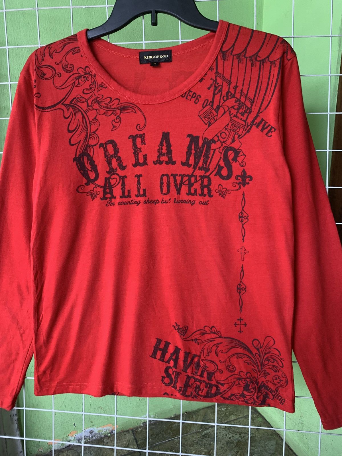 14th Addiction 2000s King Of God Cross Longsleeve Size US M / EU 48-50 / 2 - 2 Thumbnail