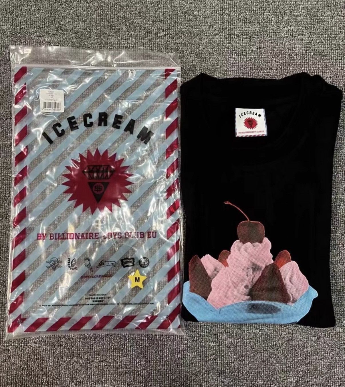 Billionaire Boys Club BBC ICECREAM Cherry Strawberry Short Sleeve T-shirt Size US S / EU 44-46 / 1 - 5 Thumbnail