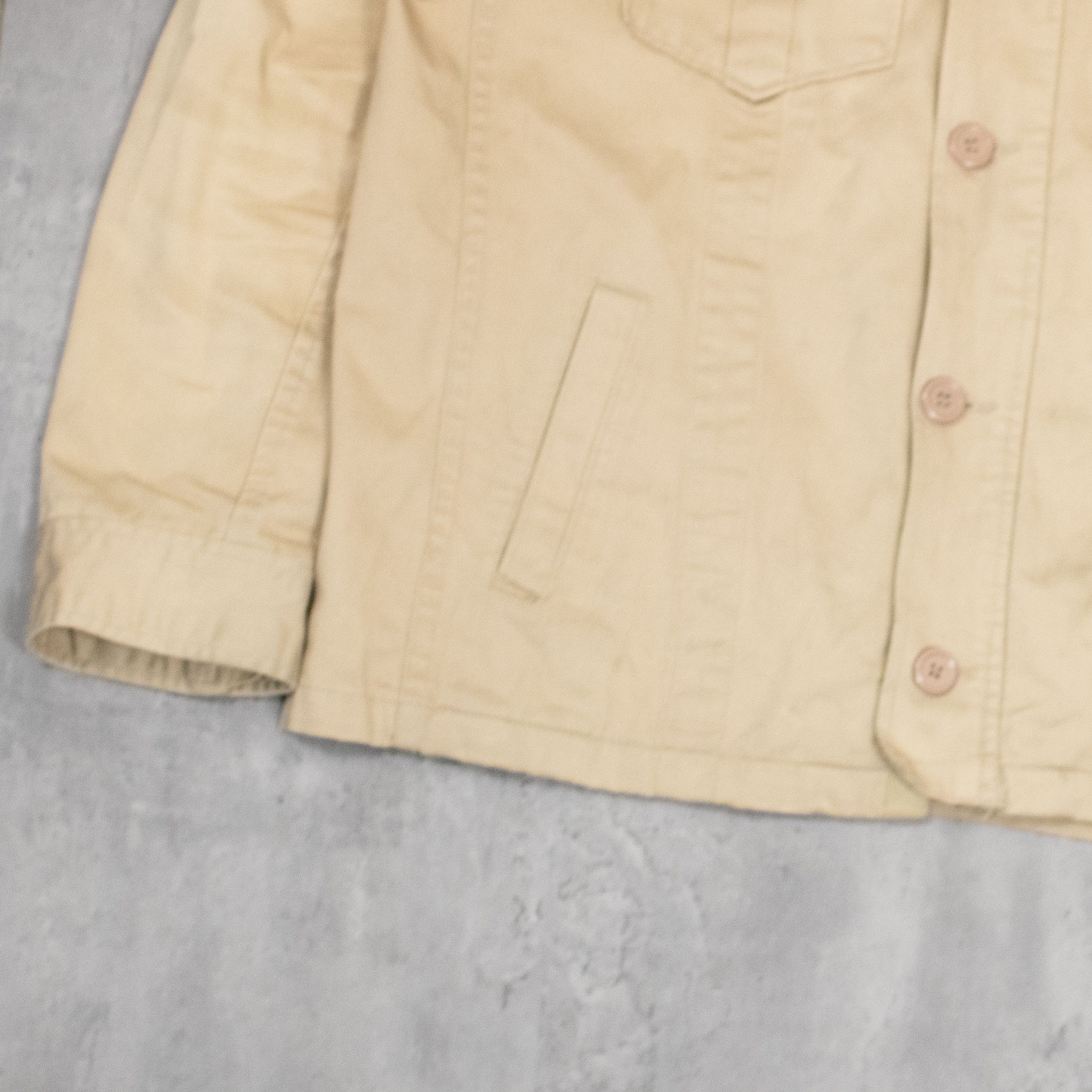 Japanese Brand Vintage Y2K 2000's R.A.G OG 107 Trucker MIltary Tan Jacket Size US M / EU 48-50 / 2 - 4 Thumbnail