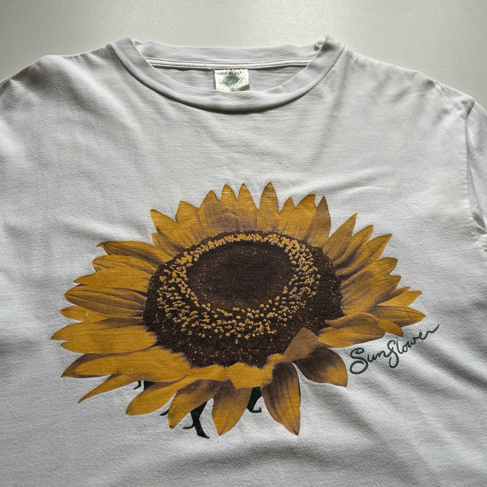Vintage Vintage 90s Sunflower Art T Shirt XL Wildlife Flower Floral Size US XL / EU 56 / 4 - 2 Thumbnail