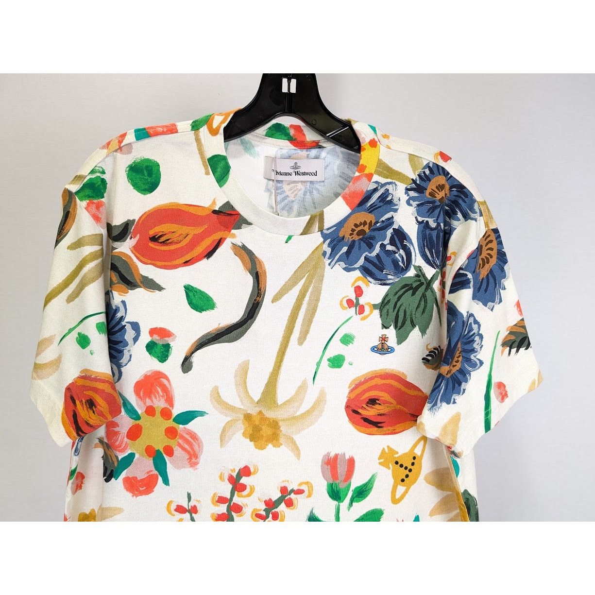 Vivienne Westwood o1rshd1 Classic T-Shirt Folklore Flower in Multicolor Size US M / EU 48-50 / 2 - 4 Thumbnail