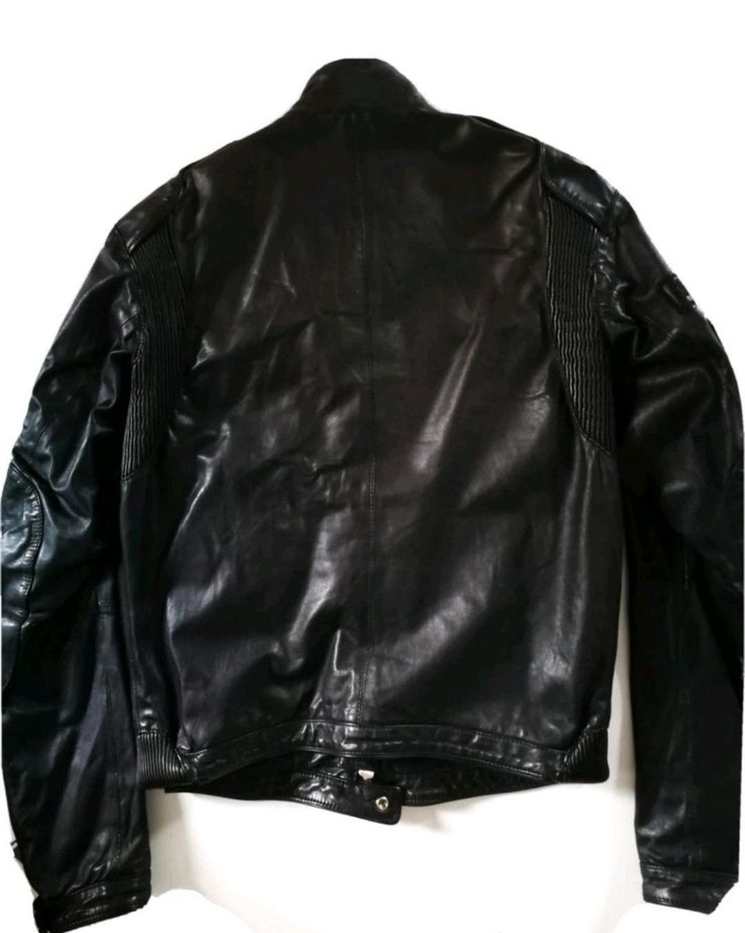 Dsquared2 ORIGINAL DSQUARED2 S/S 08 MOTORCYCLE BIKER LEATHER JACKET 52 Size US L / EU 52-54 / 3 - 7 Thumbnail