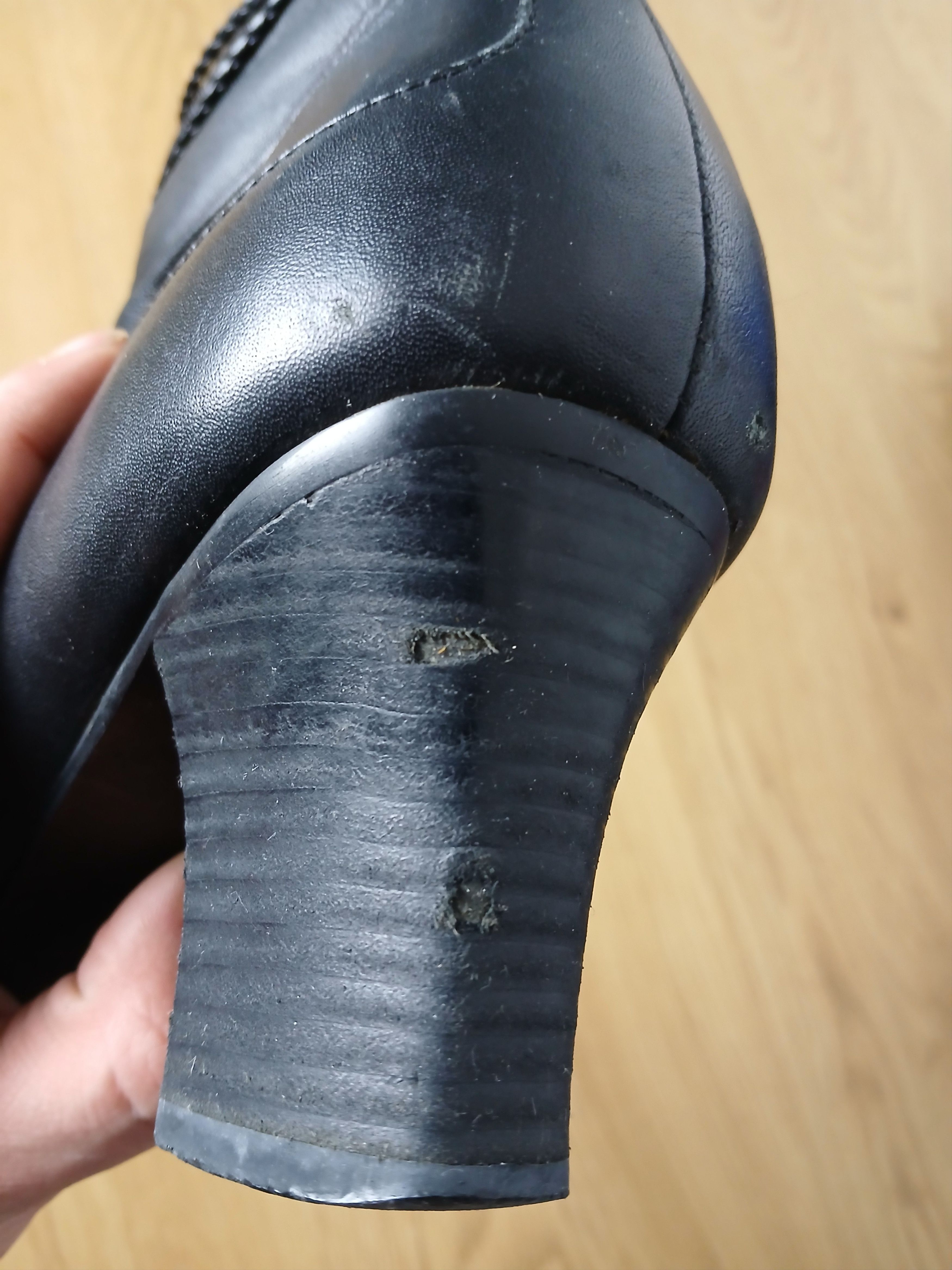 Leather × Vintage Vintage Leather Boots Size US 10 / IT 40 - 18 Thumbnail
