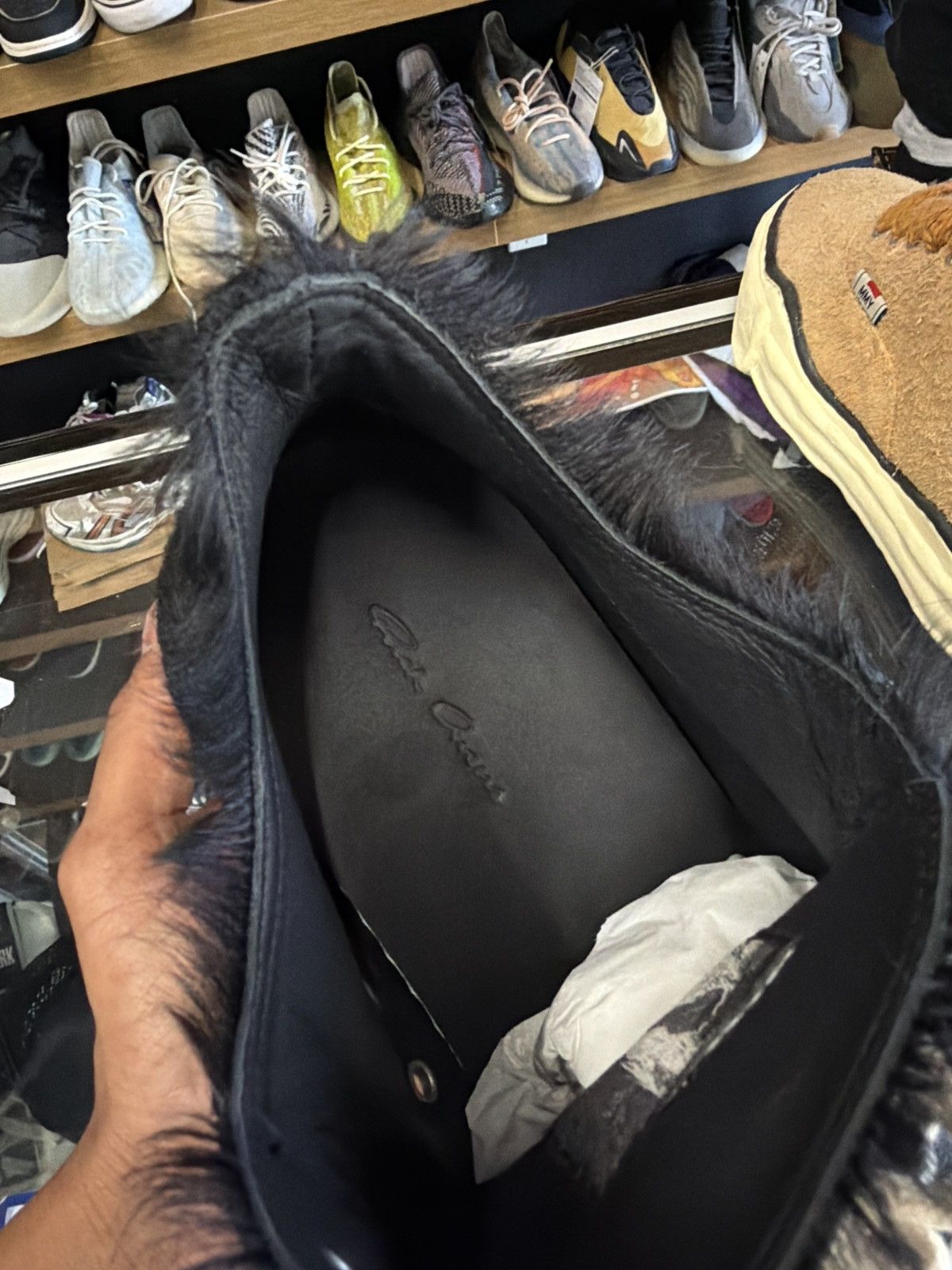 Rick Owens Rick owens low top pony hair romone Size US 14 / EU 47 - 14 Thumbnail