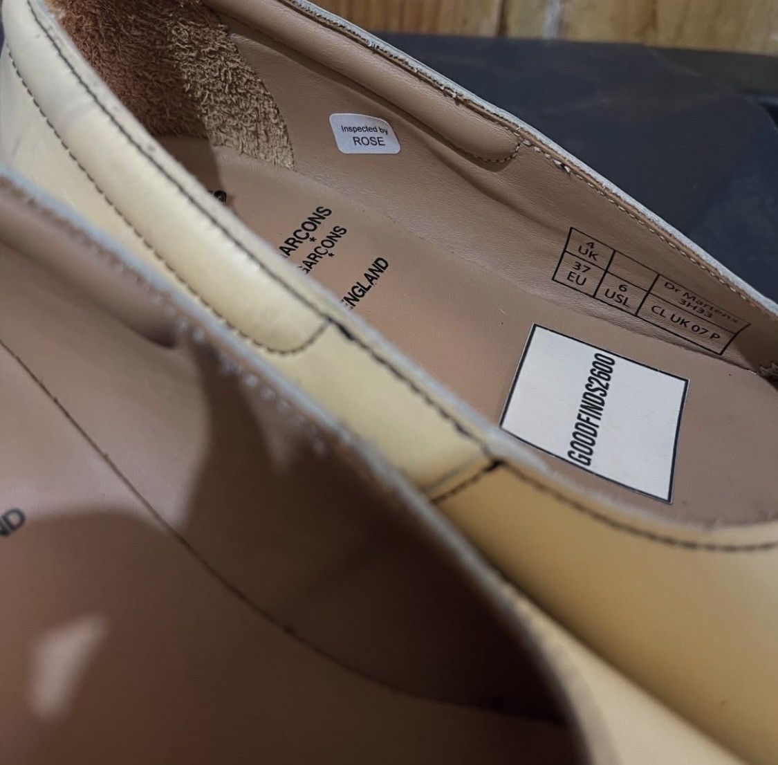 CDG by Comme des Garcons × Dr. Martens Rare Dr Martens x CDG Ballerina Flat Shoes Yellow Size US 6 / IT 36 - 4 Thumbnail